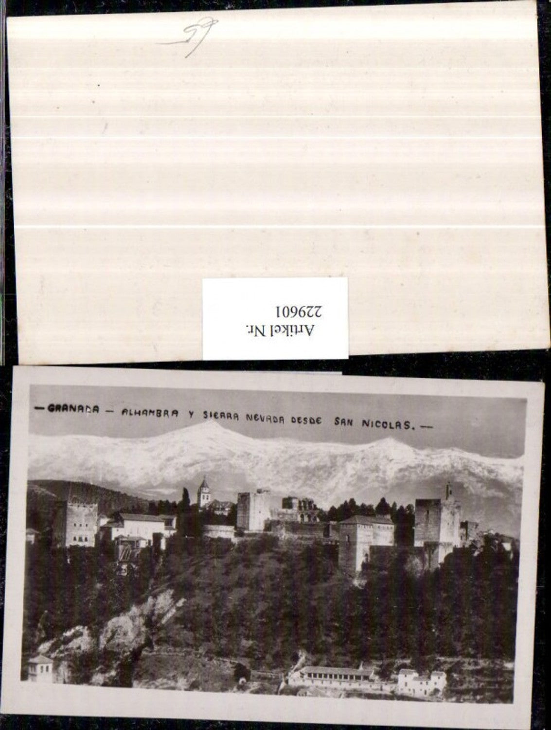 229601,Granada Alhambra Y Sierra Nevada desde San Nicolas Burg Schloss