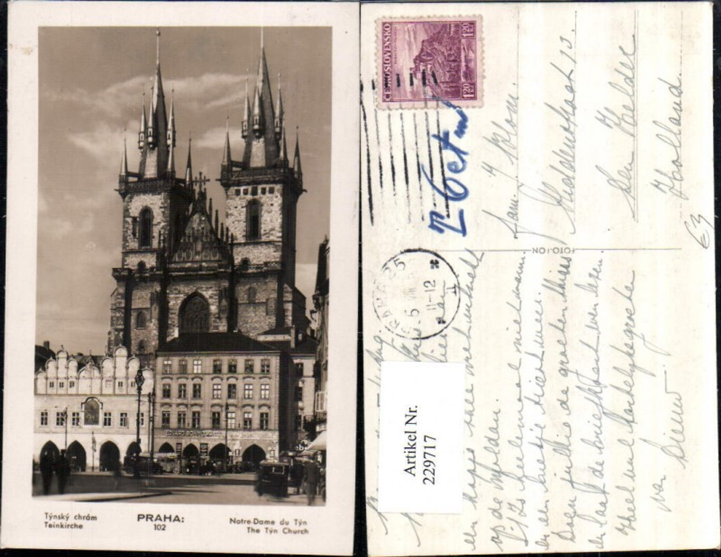 Alte Ansichtskarte – Old Postcard