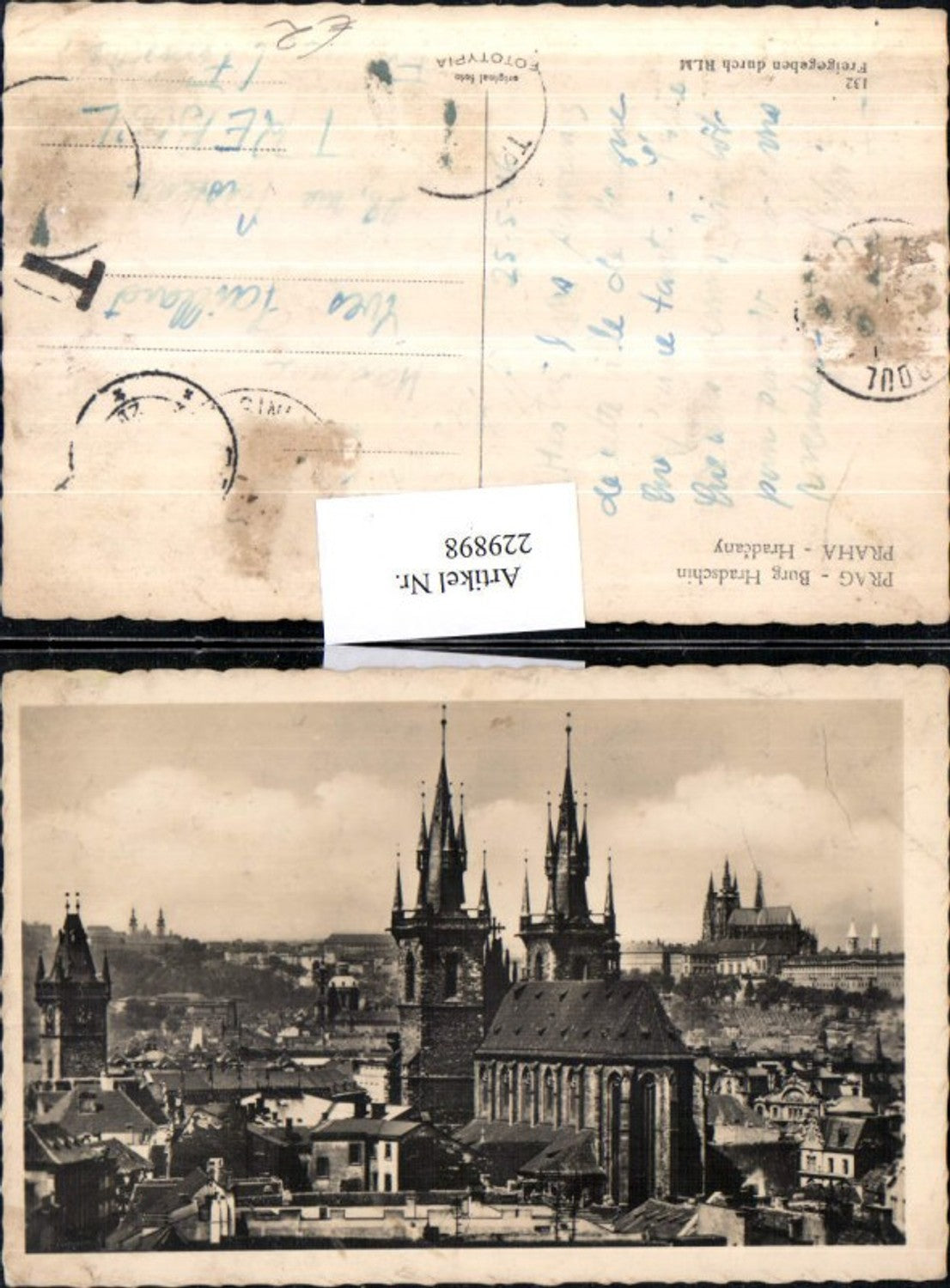 229898,Prag Praha Burg Hradschin Kirche