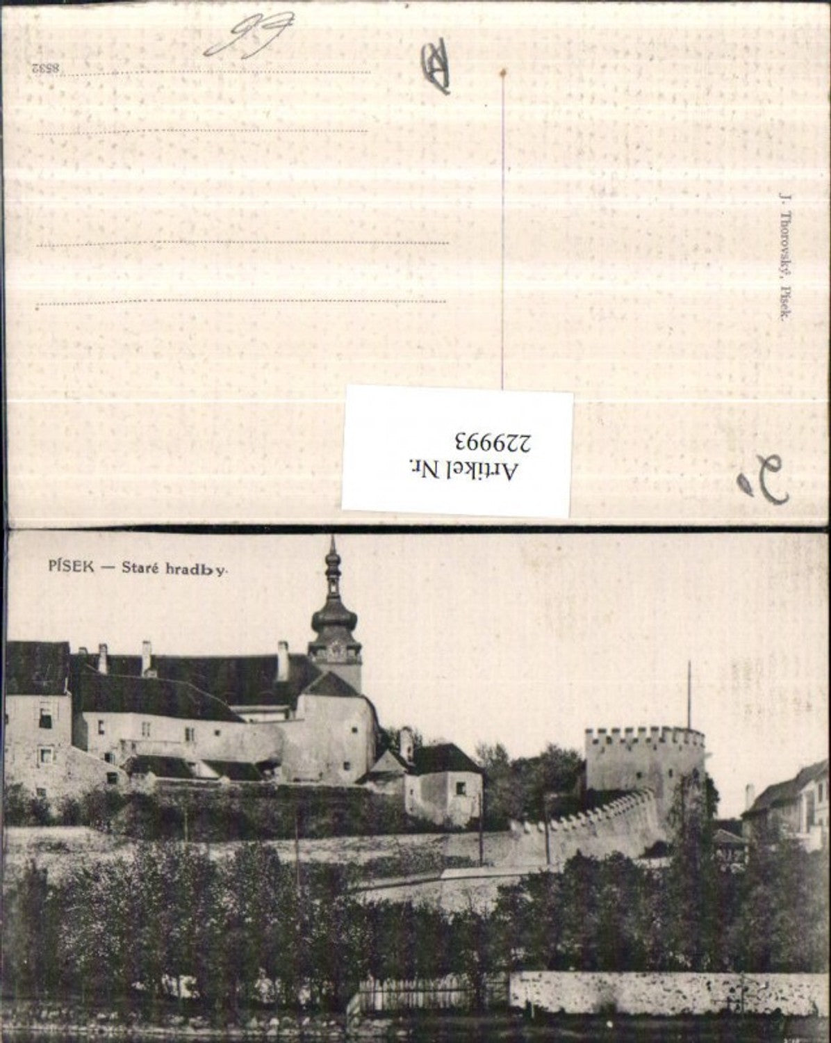 229993,Pisek Stare hradby Altenburg Partie Burg