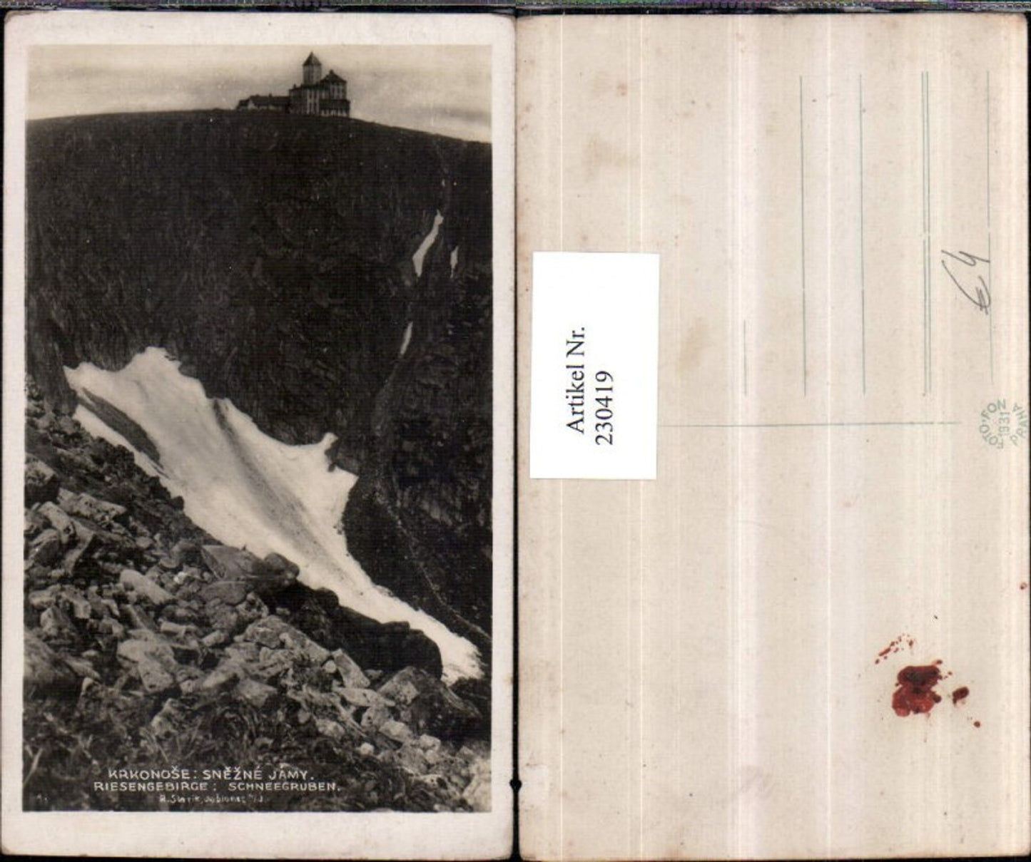 Alte Ansichtskarte – Old Postcard