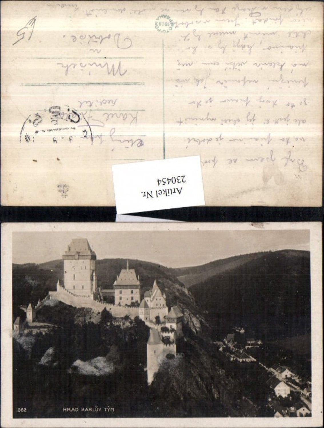 230454,Hrad Karluv Tyn Burg Karlstein