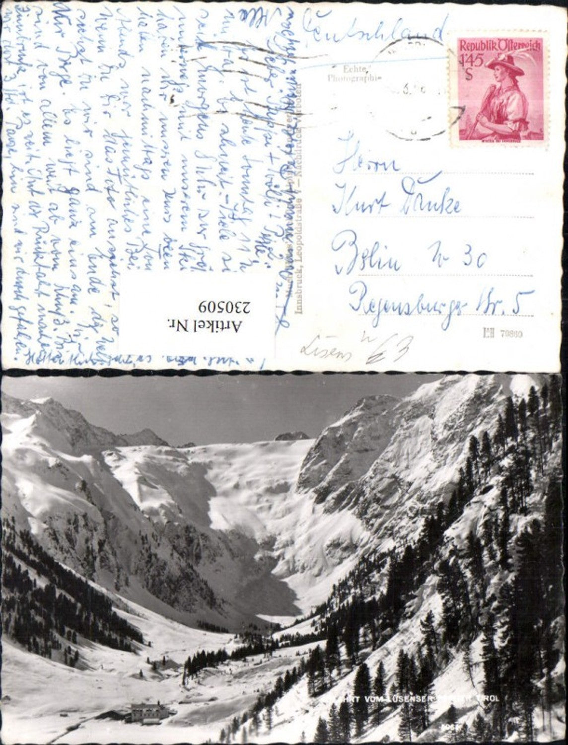 Alte Ansichtskarte – Old Postcard