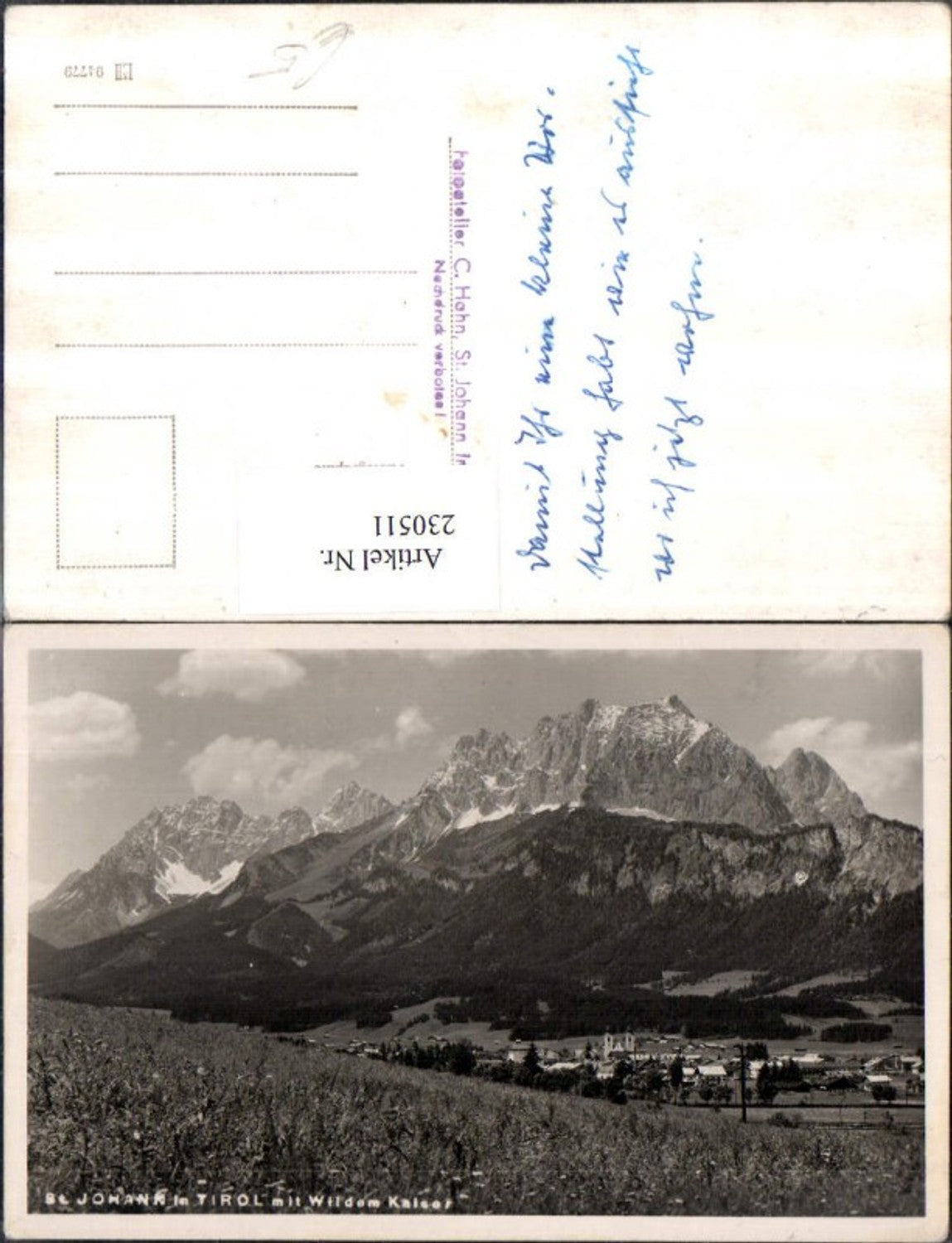 Alte Ansichtskarte – Old Postcard