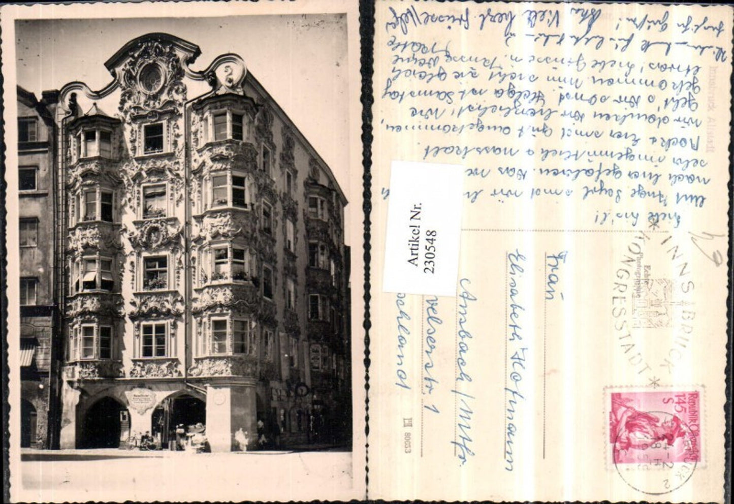 Alte Ansichtskarte – Old Postcard