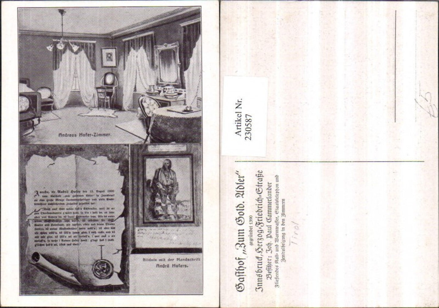Alte Ansichtskarte – Old Postcard