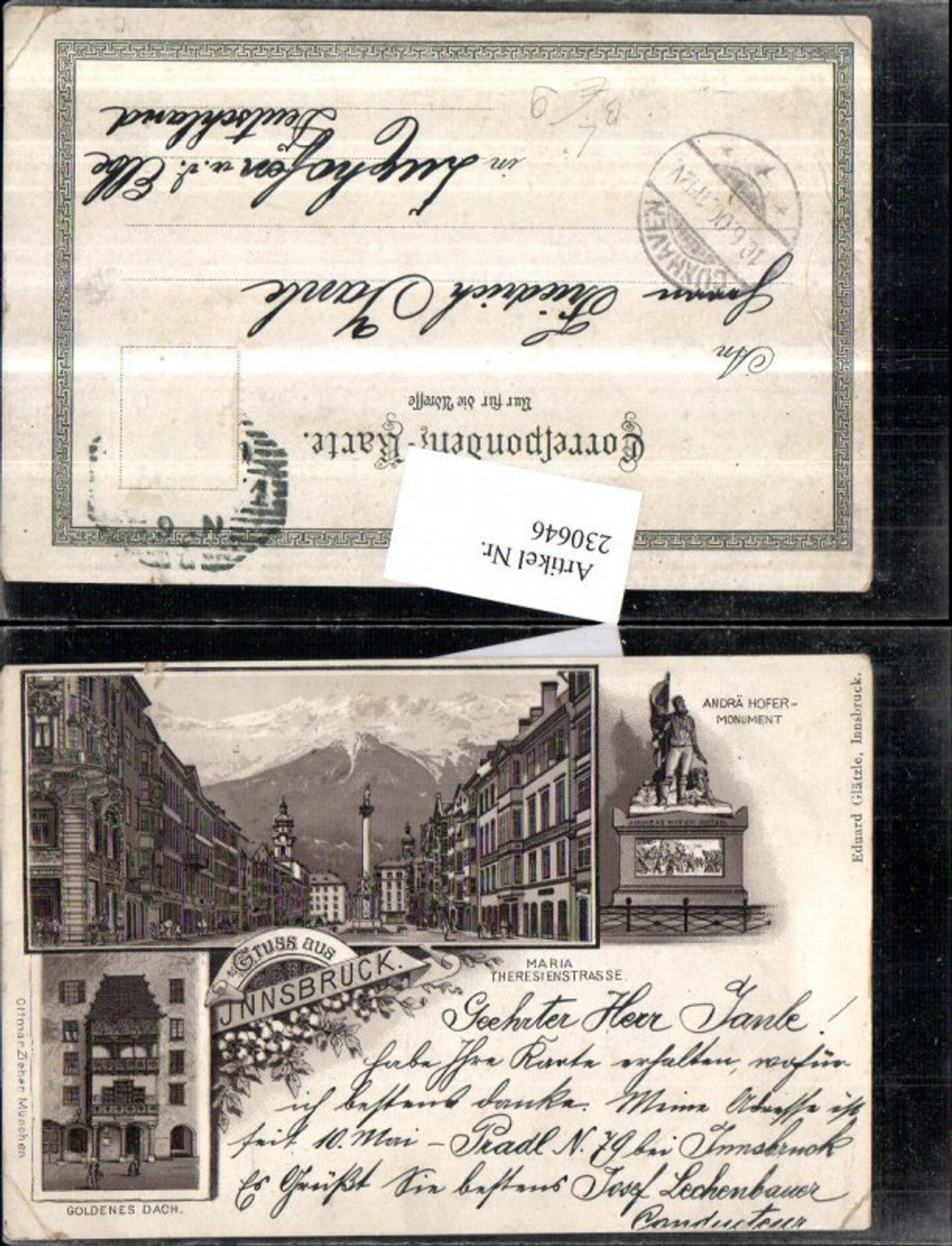 Alte Ansichtskarte – Old Postcard