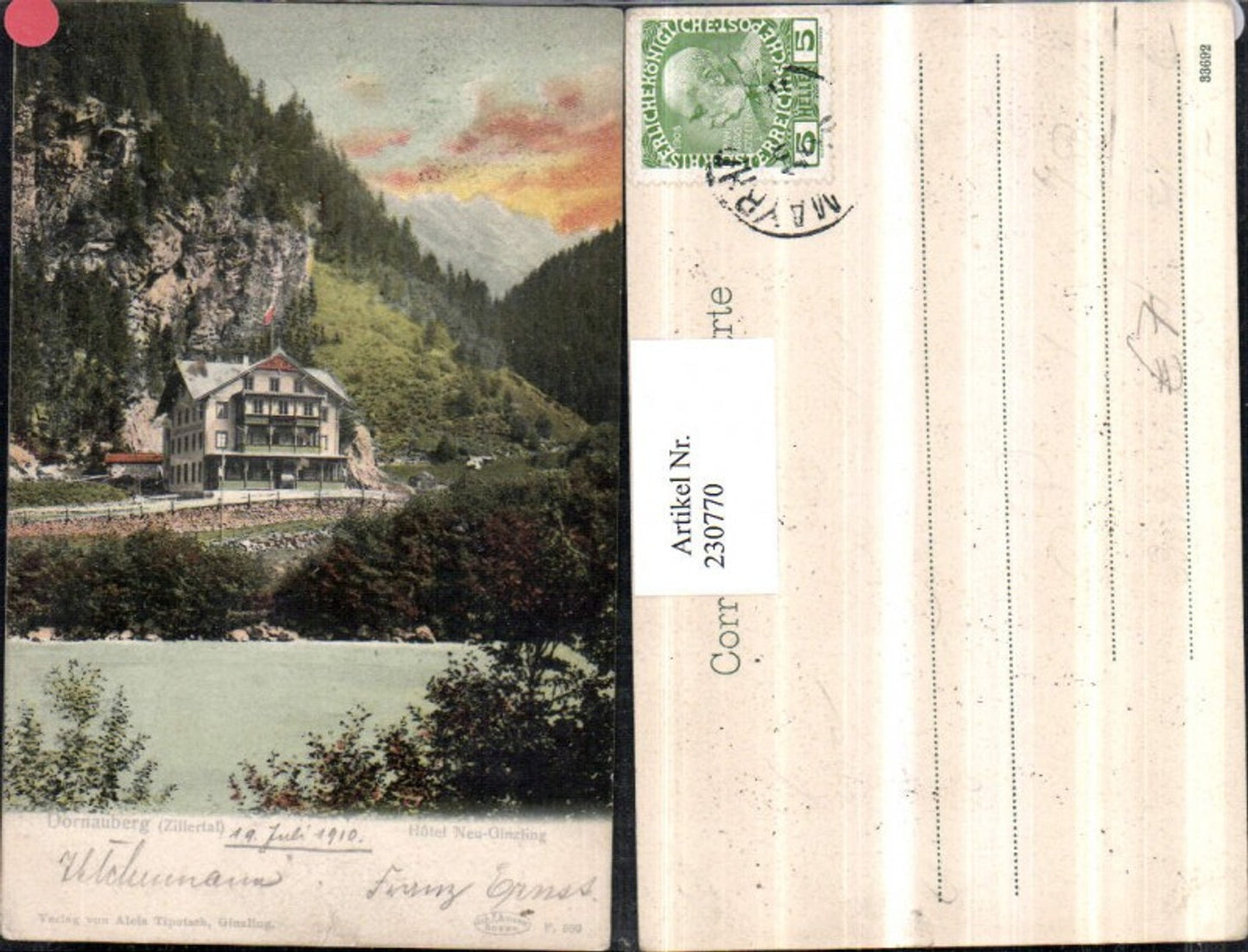 Alte Ansichtskarte – Old Postcard