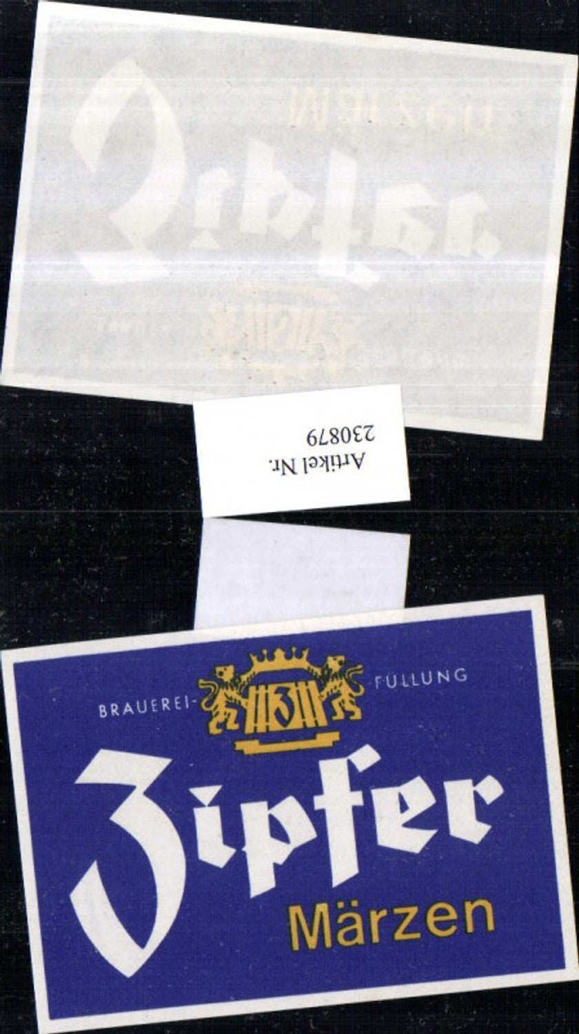 230879,Reklame Werbung Bier Zipfer Märzen