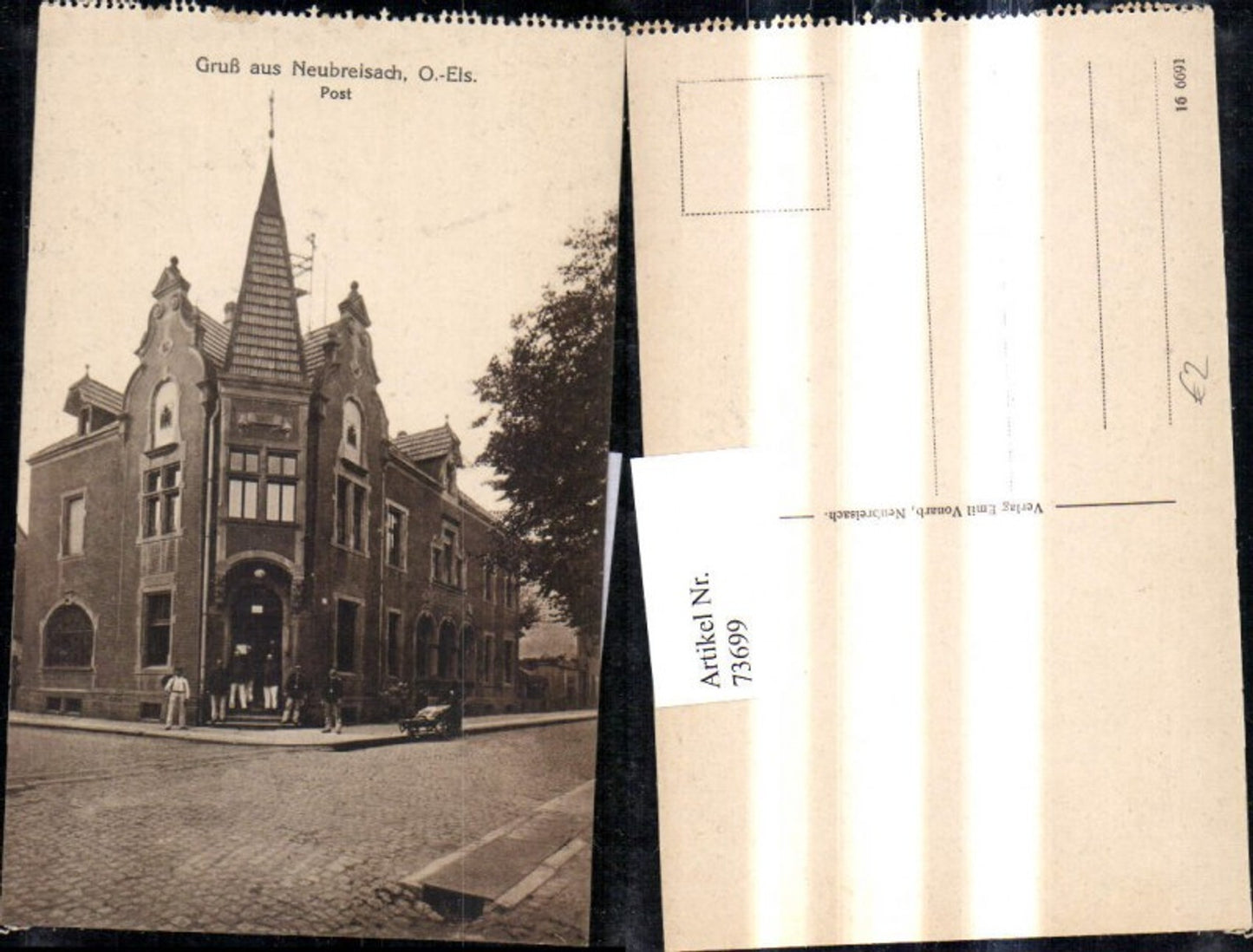 73699,Gruß a. Neuf-Brisach Neubreisach Post