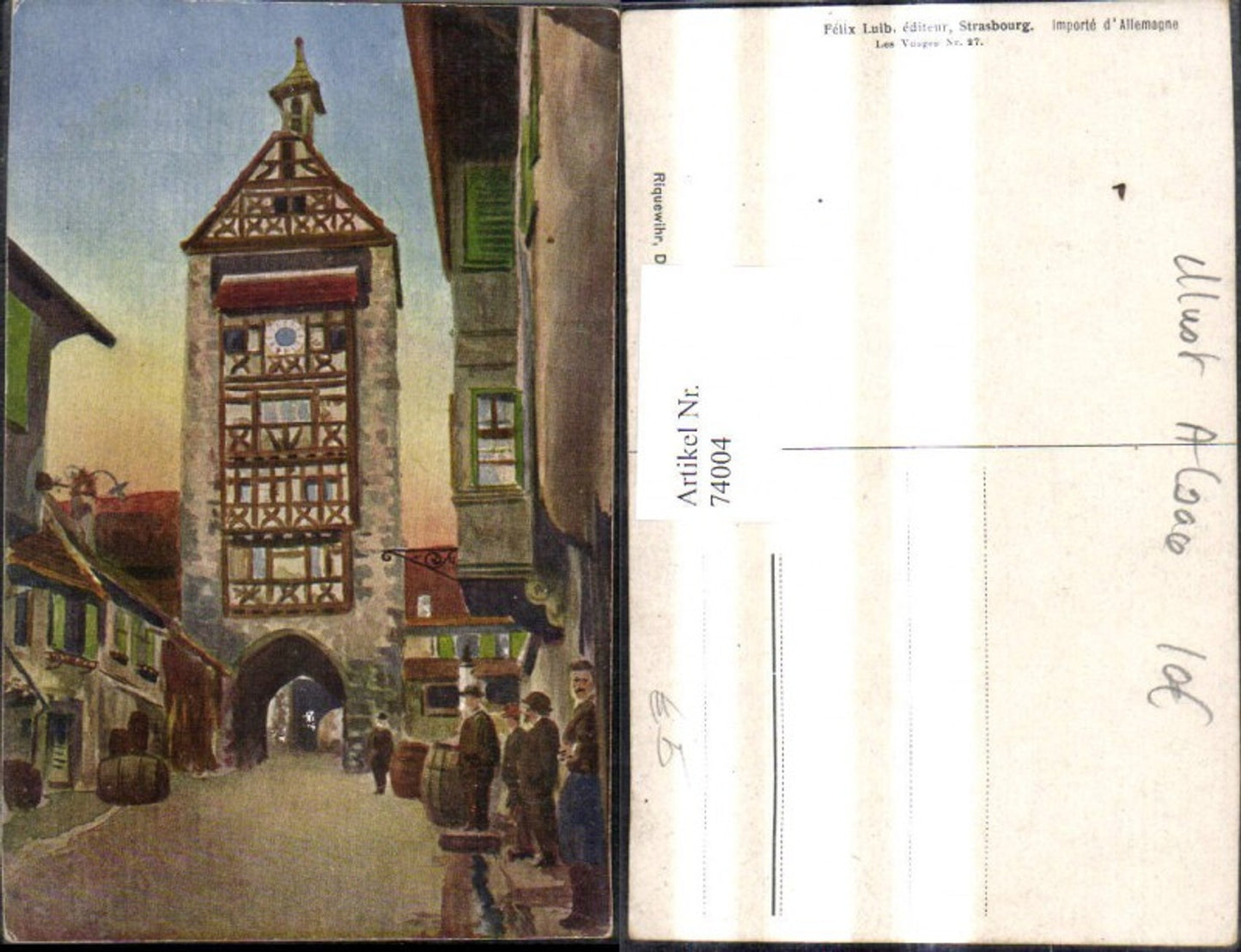 74004,Künstler Ak Riquewihr Dolder