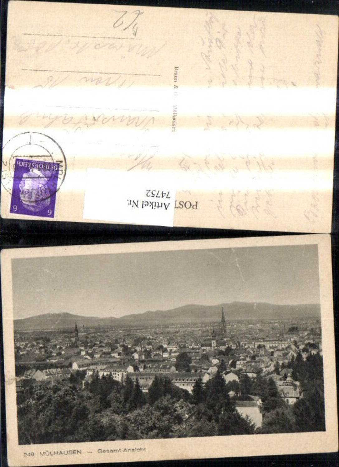 74752,Mülhausen Mulhouse Gesamtansicht