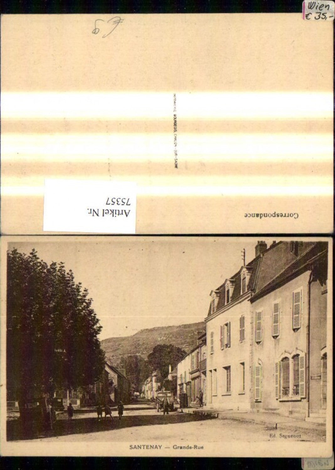 75357,Santenay Grande Rue Strassenansicht