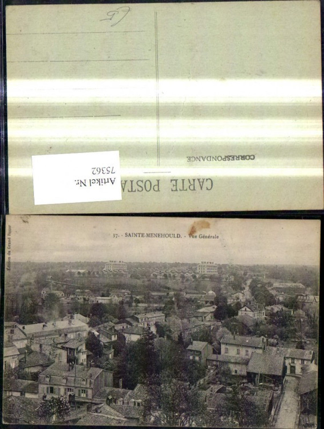 75362,Sainte Menehould Vue Generale Totale