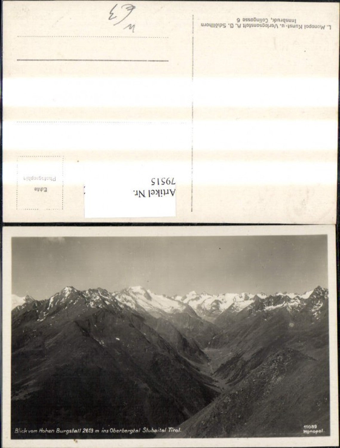 Alte Ansichtskarte – Old Postcard