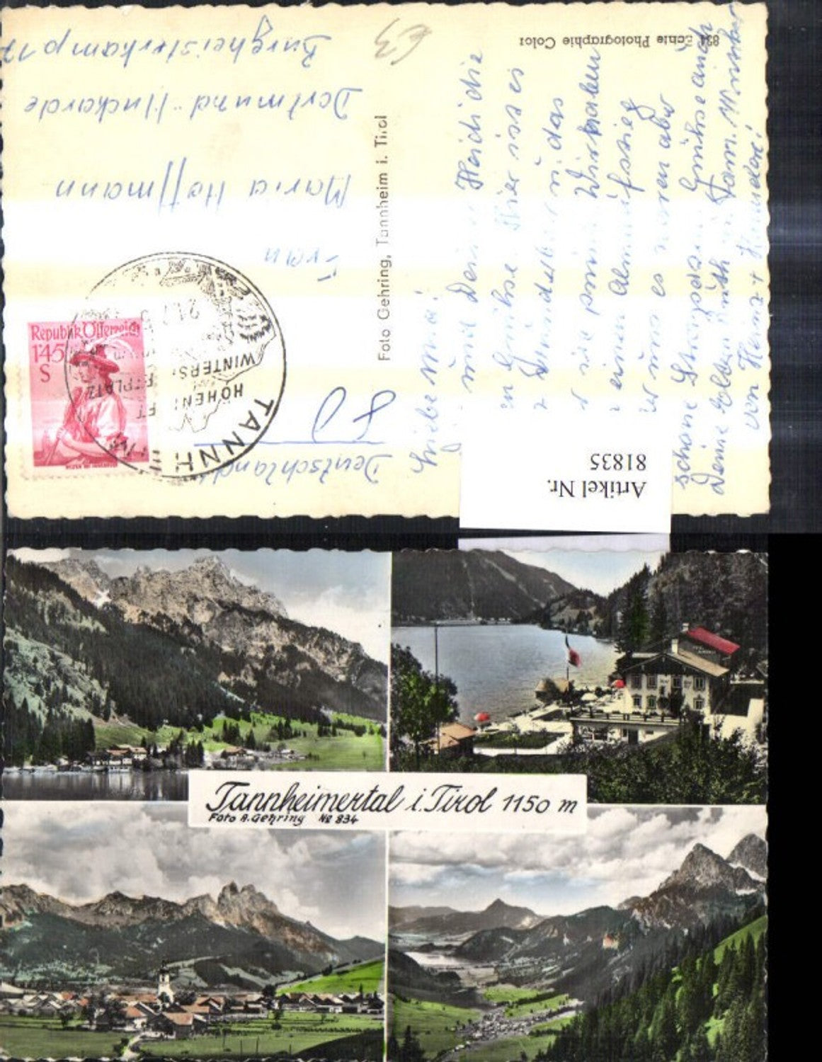 Alte Ansichtskarte – Old Postcard