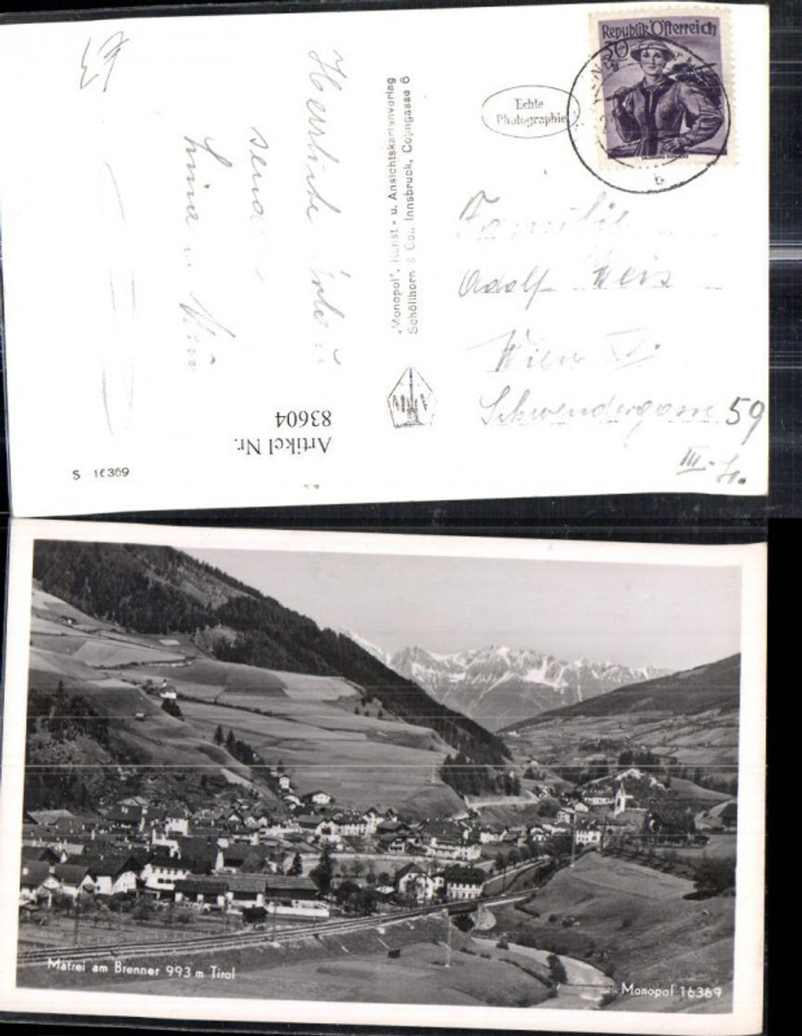 Alte Ansichtskarte – Old Postcard