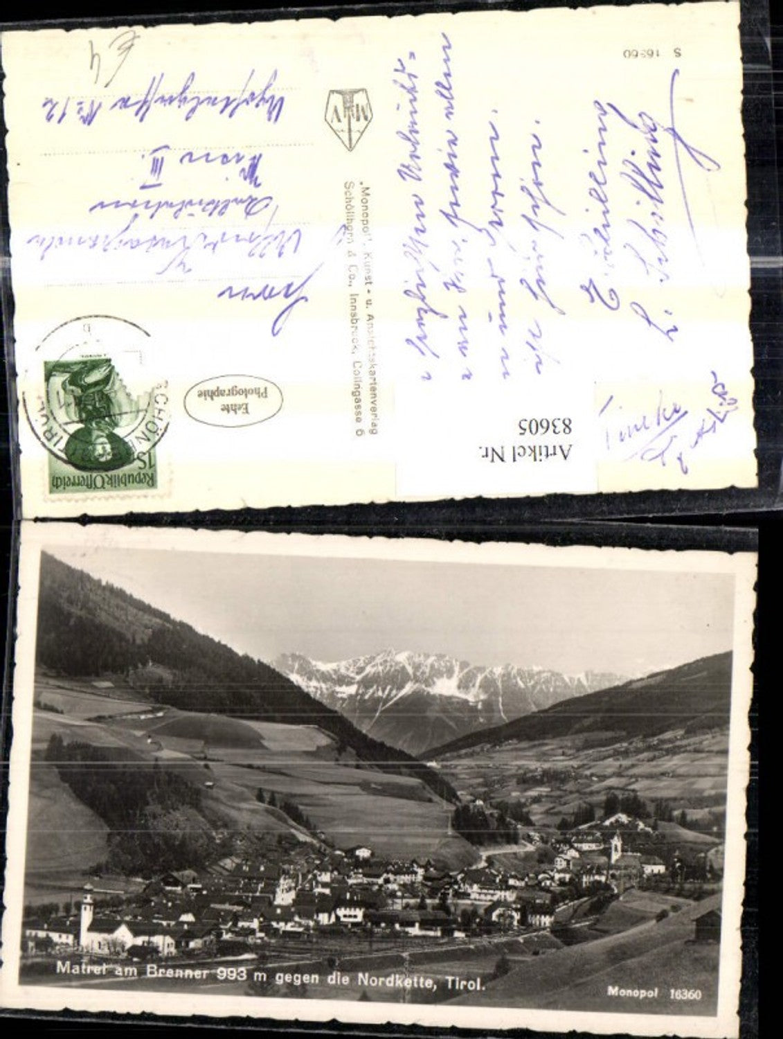 Alte Ansichtskarte – Old Postcard