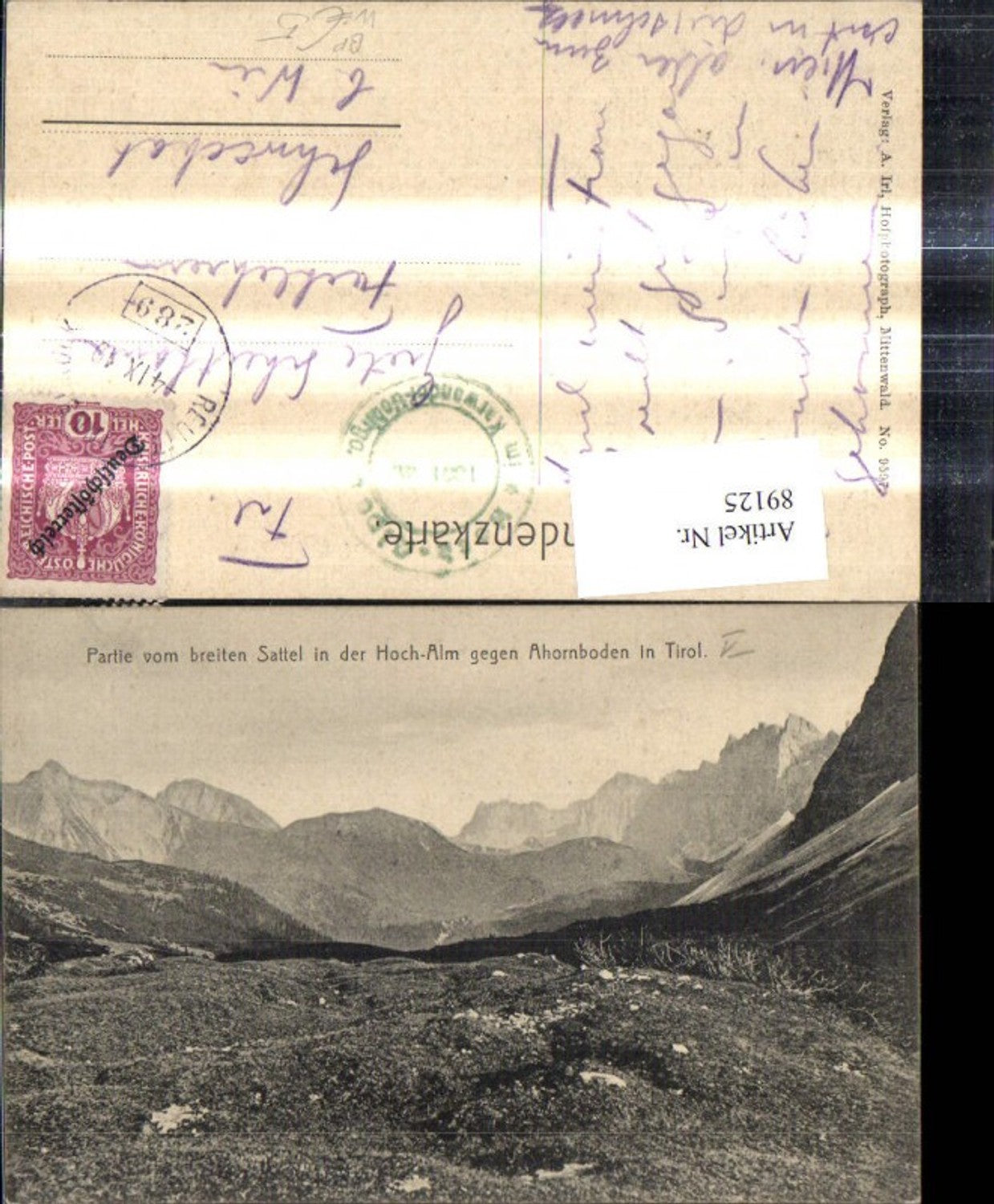 Alte Ansichtskarte – Old Postcard