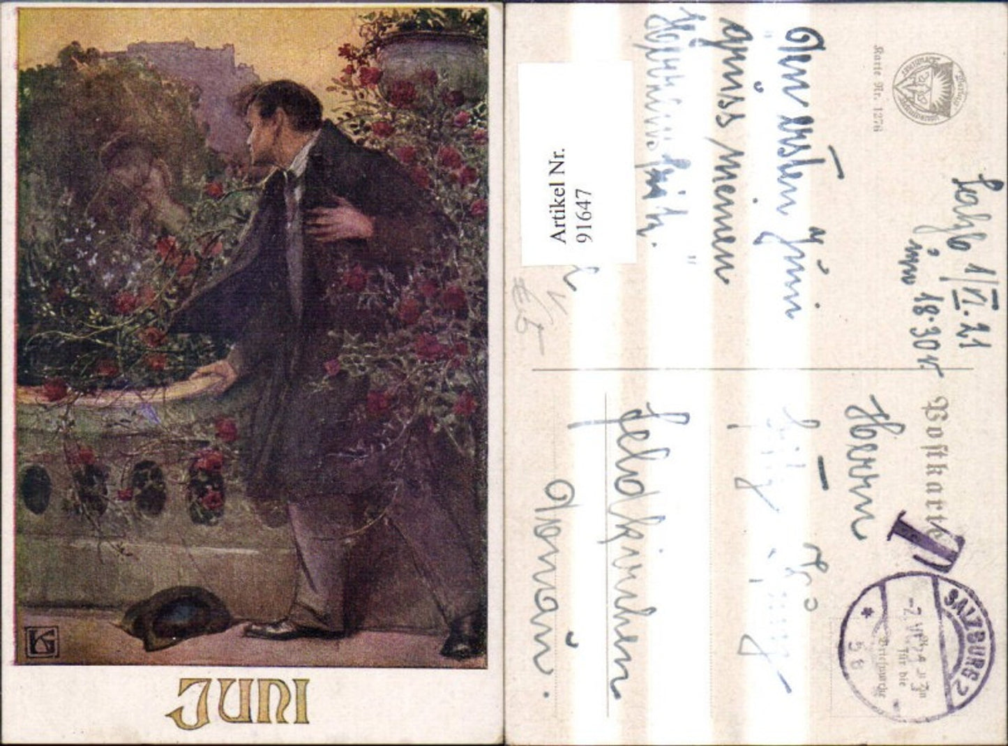 91647,Deutscher Schulverein 1276 Juni Mann Rosen