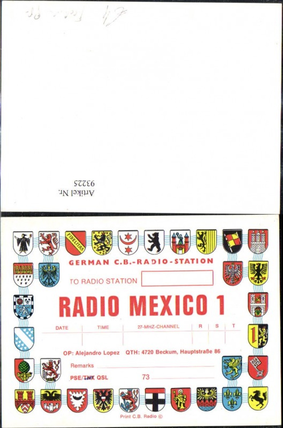 Alte Ansichtskarte – Old Postcard