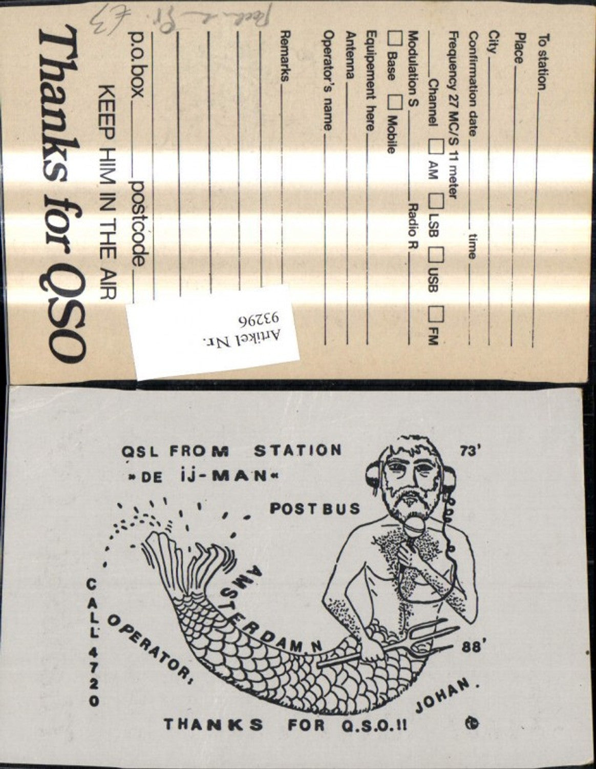 Alte Ansichtskarte – Old Postcard