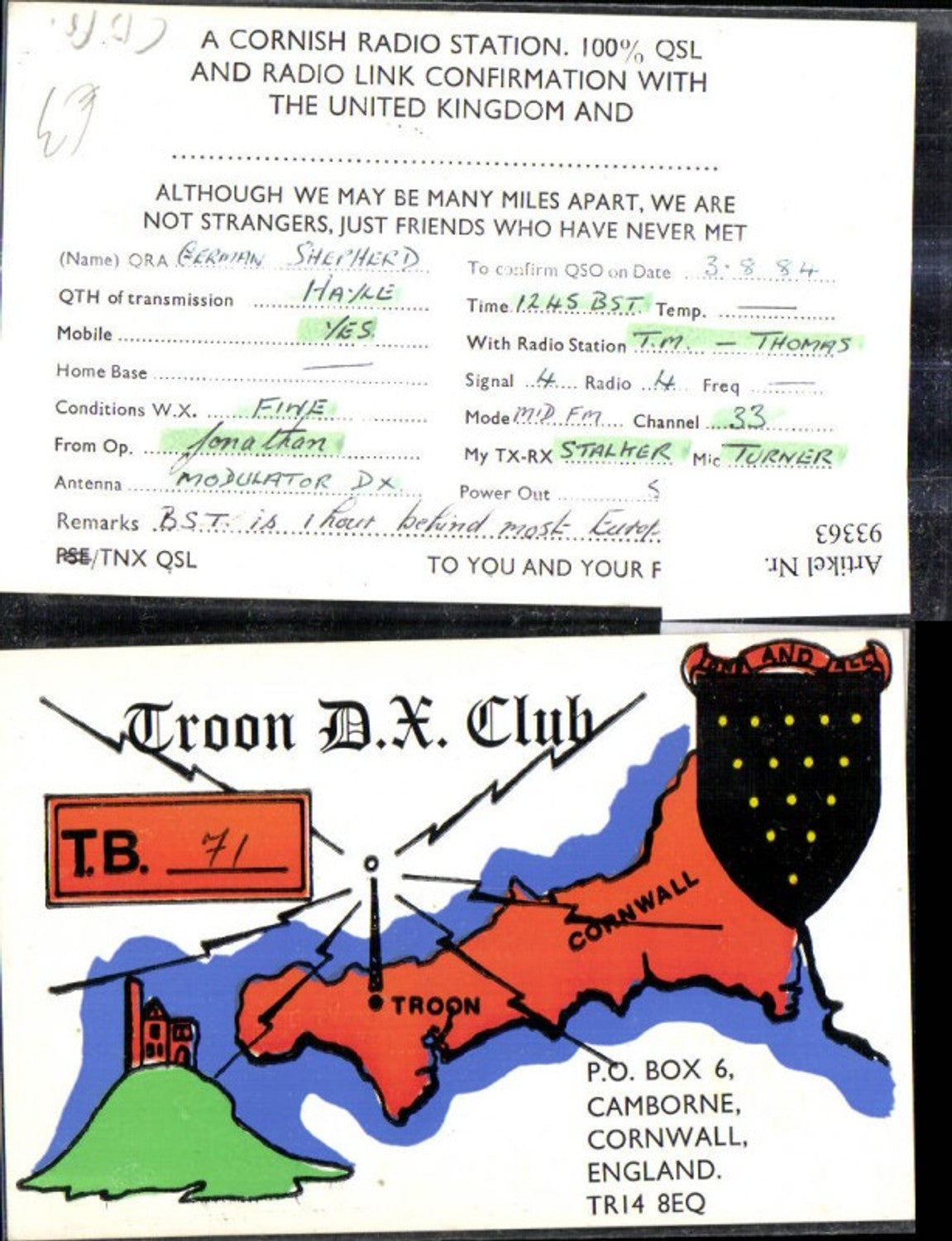 Alte Ansichtskarte – Old Postcard