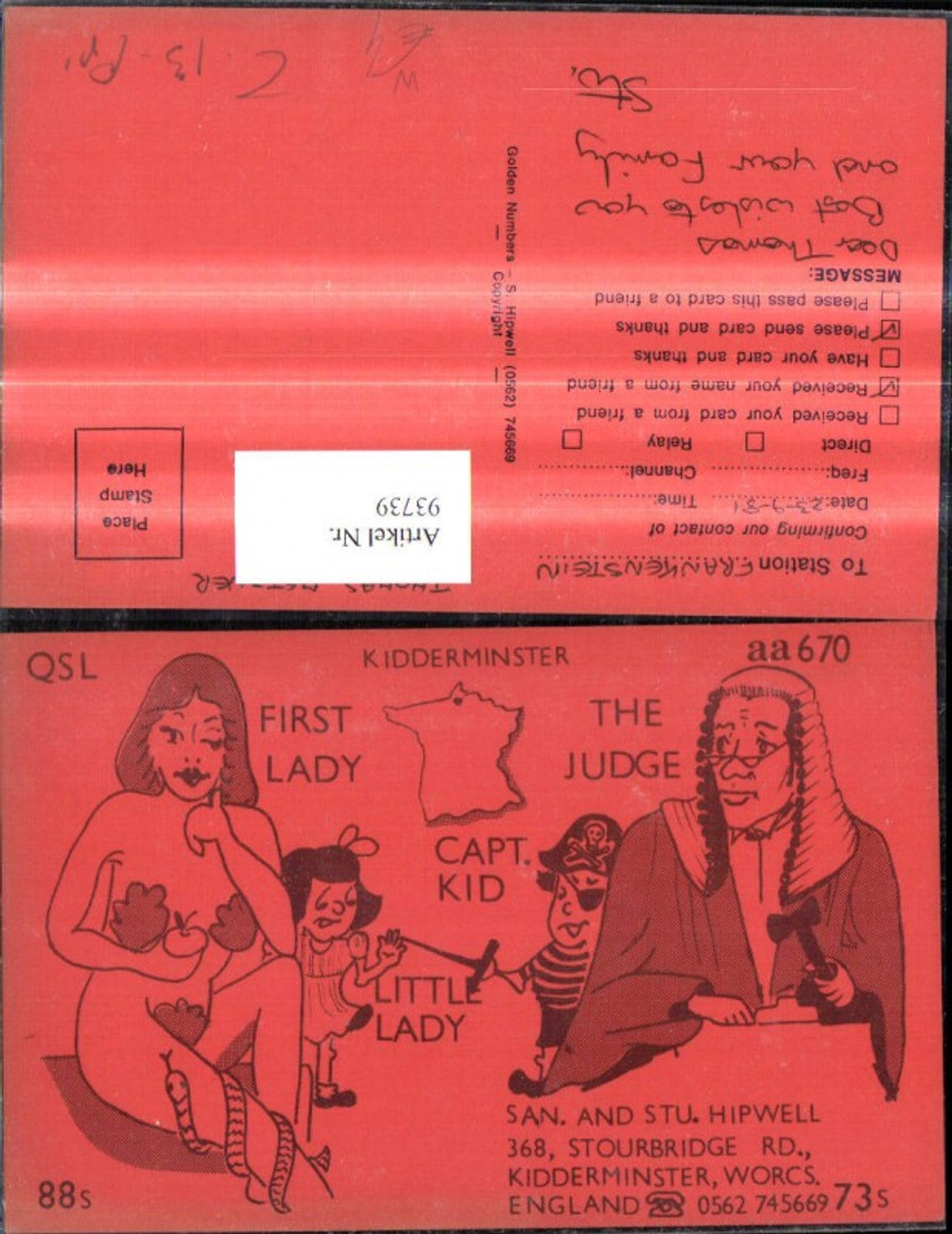 Alte Ansichtskarte – Old Postcard