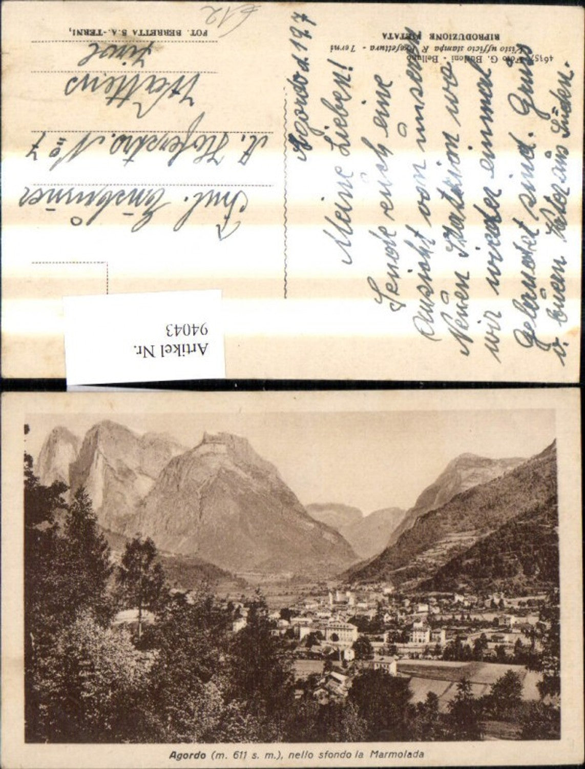 Alte Ansichtskarte – Old Postcard