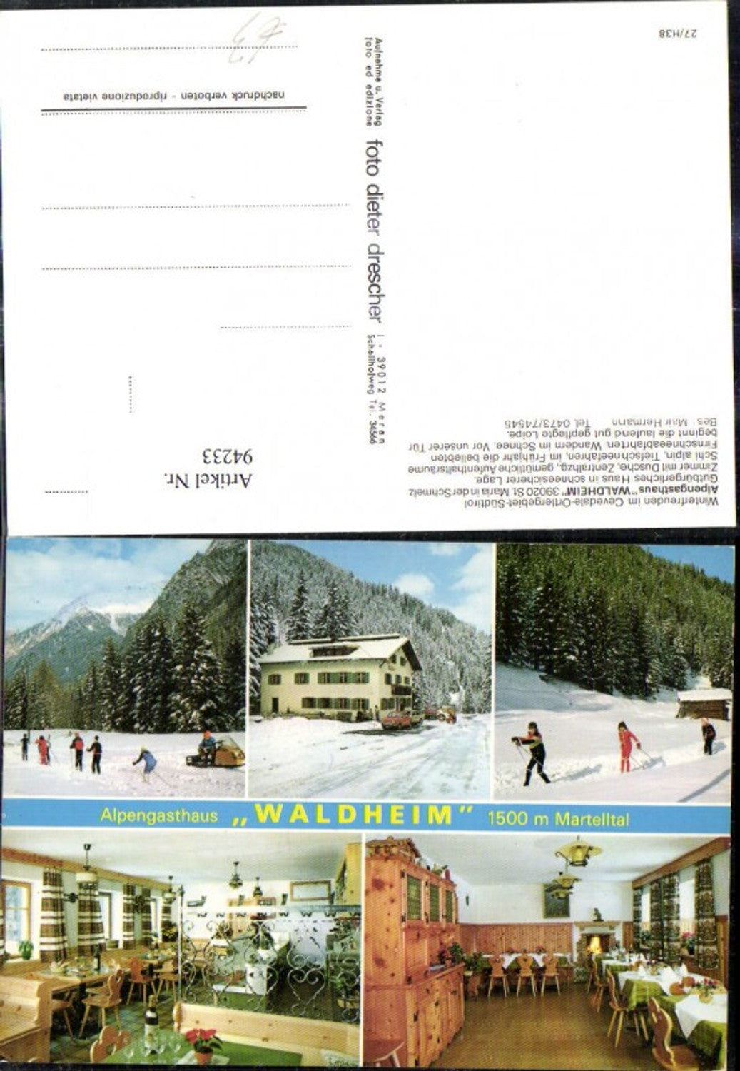 Alte Ansichtskarte – Old Postcard