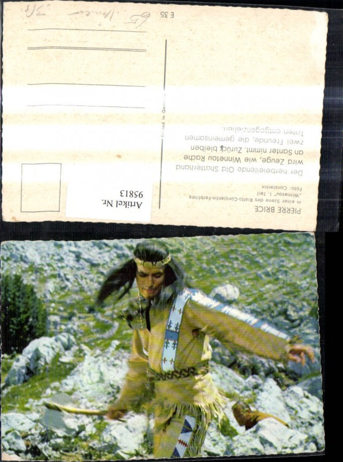 95813,Pierre Brice Winnitou Schauspieler Karl May Winnetou