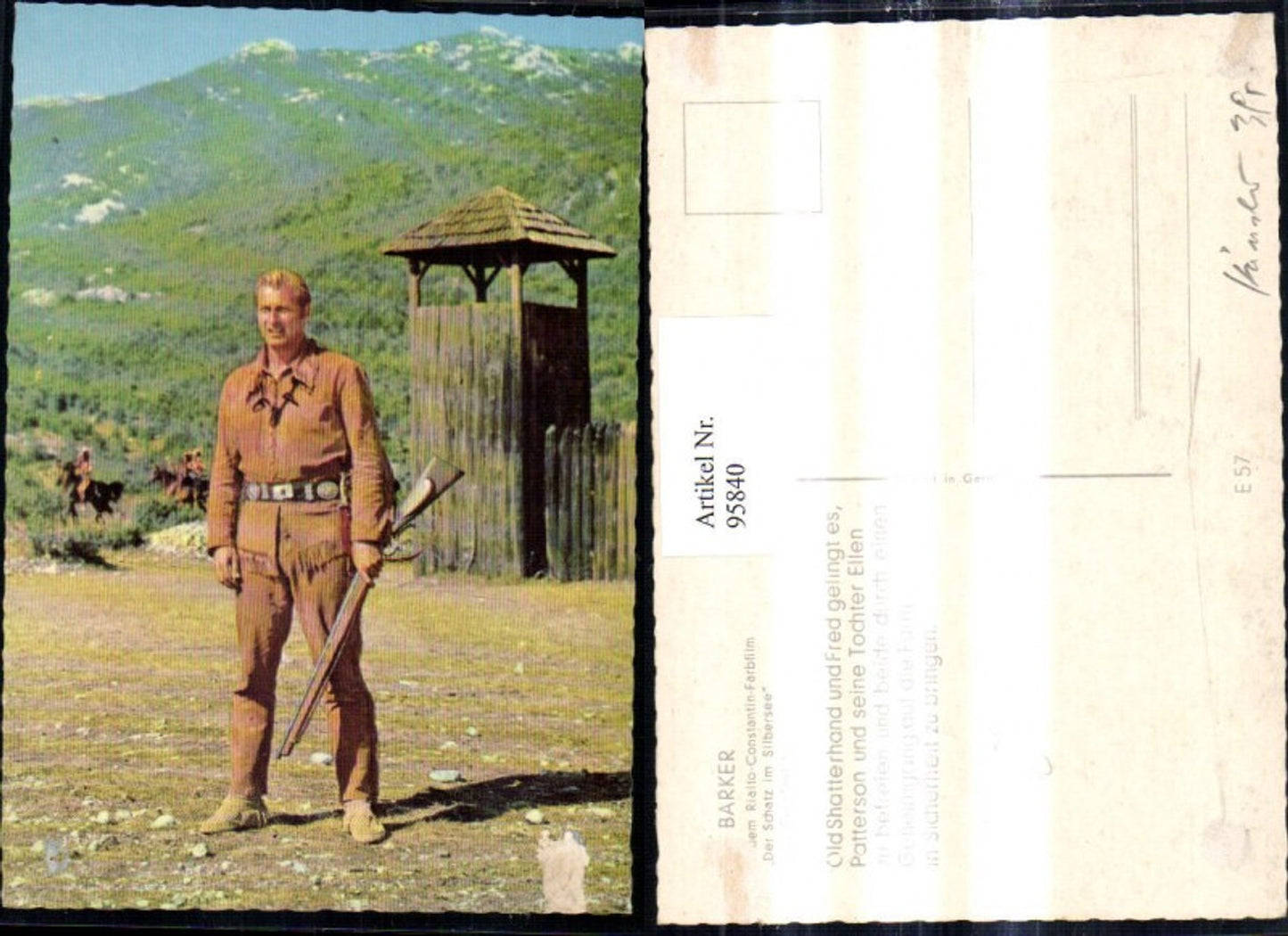 95840,Lex Barker i. Der Schatz i. Silbersee Old Shatterhand Karl May