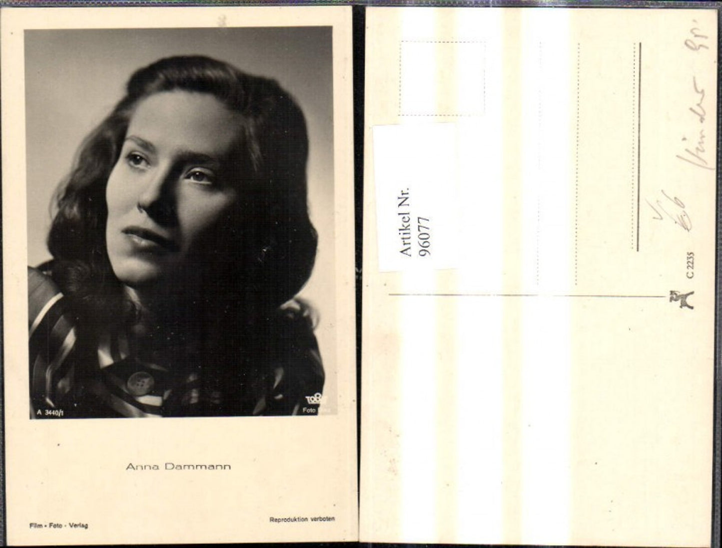 96077,Anna Dammann pub Film Foto Verlag A 3440/1