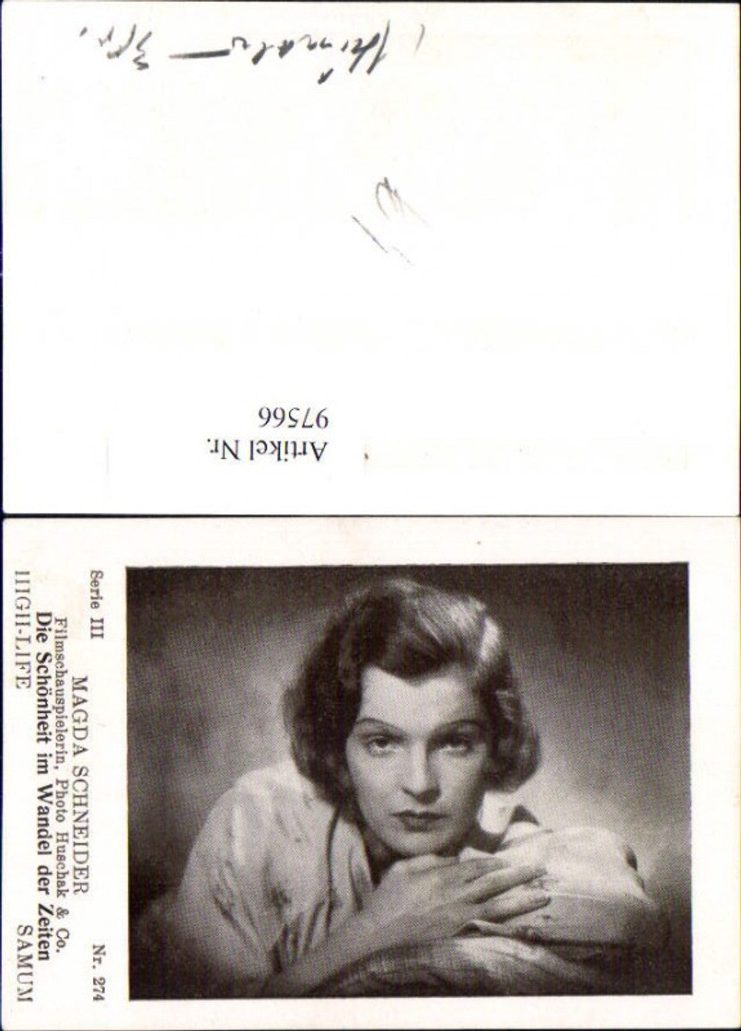 97566,Magda Schneider Filmschauspielerin Schauspieler