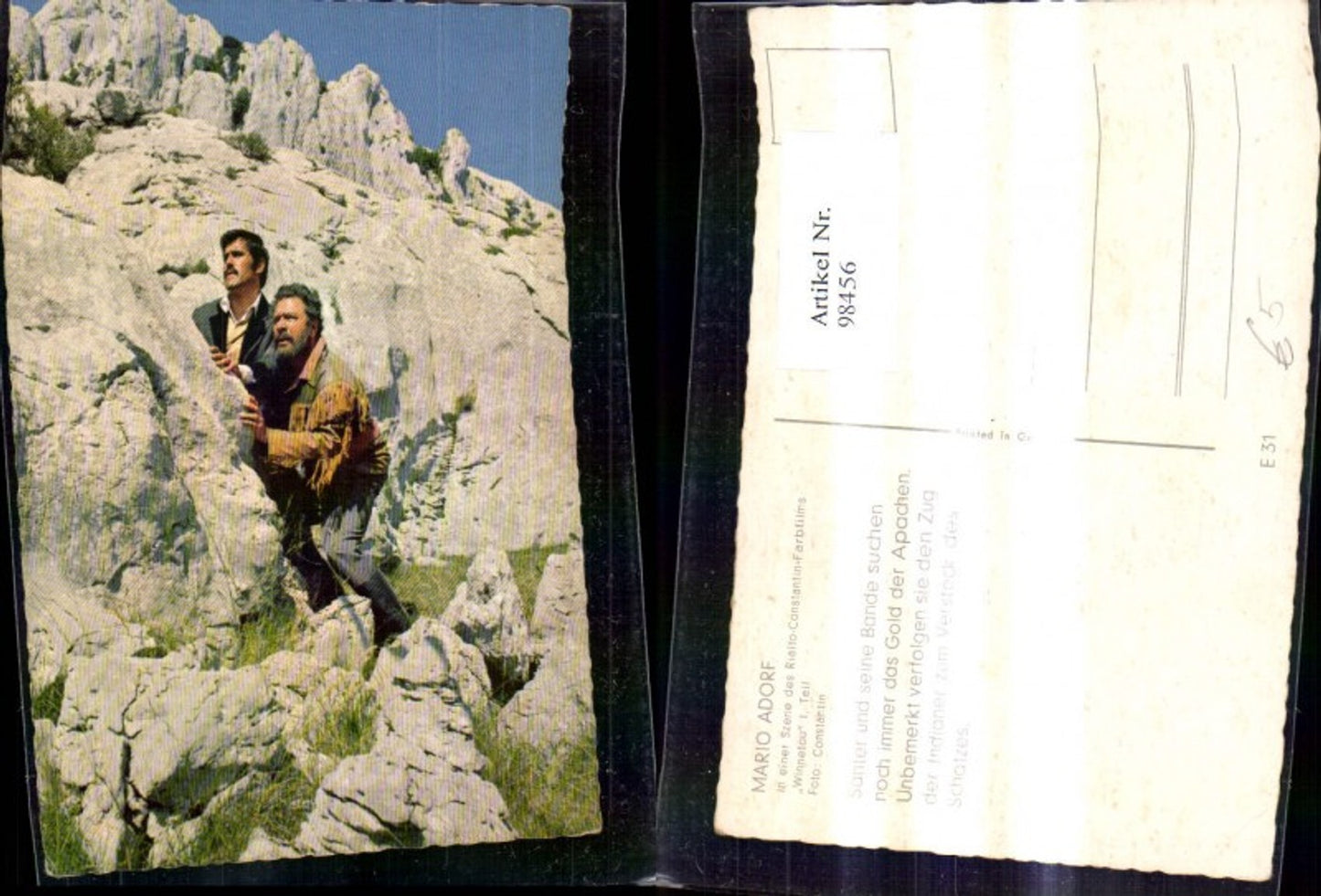 98456,Maria Adorf Winnetou 1 Teil Karl May Indianer