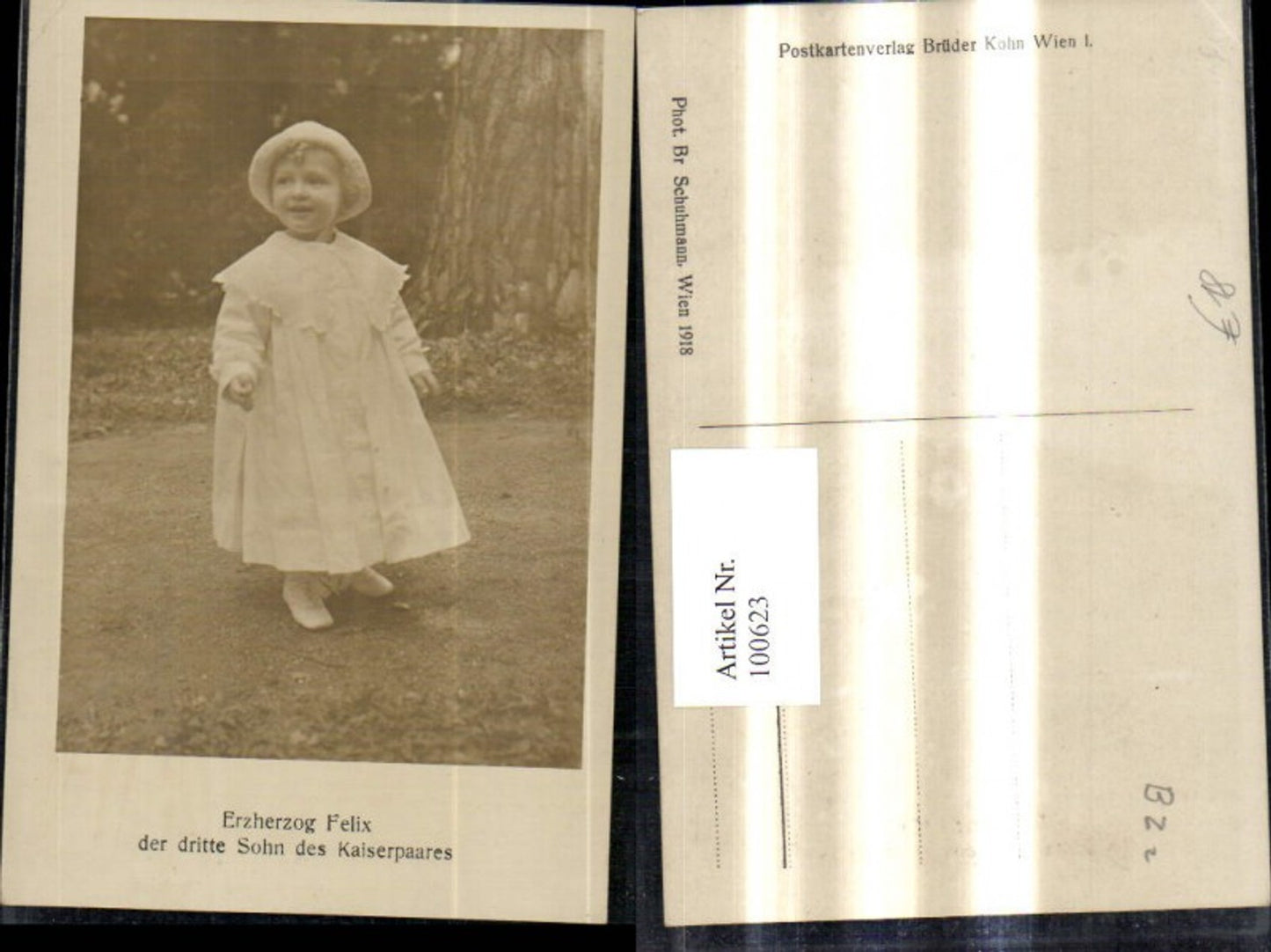 100623,Adel Monarchie Erzherzog Felix d. dritte Sohn d. Kaiserpaares Zita Karl