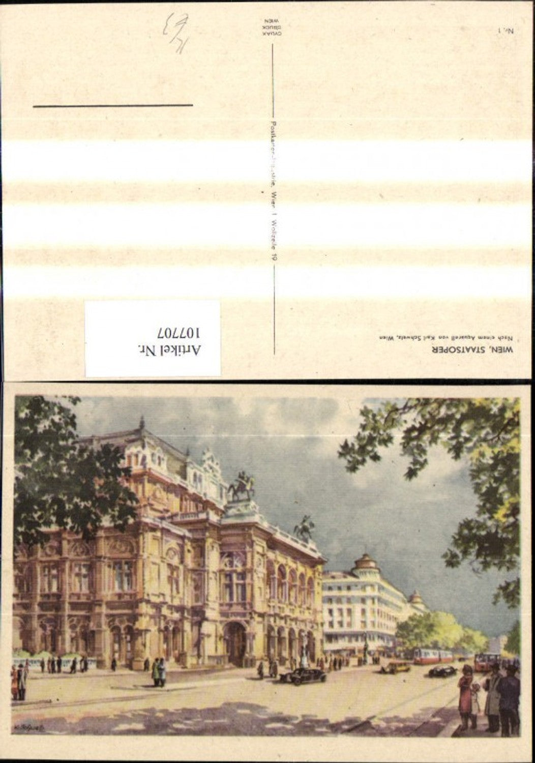 107707,Künstler Ak Karl Schwetz Wien Staatsoper Oper