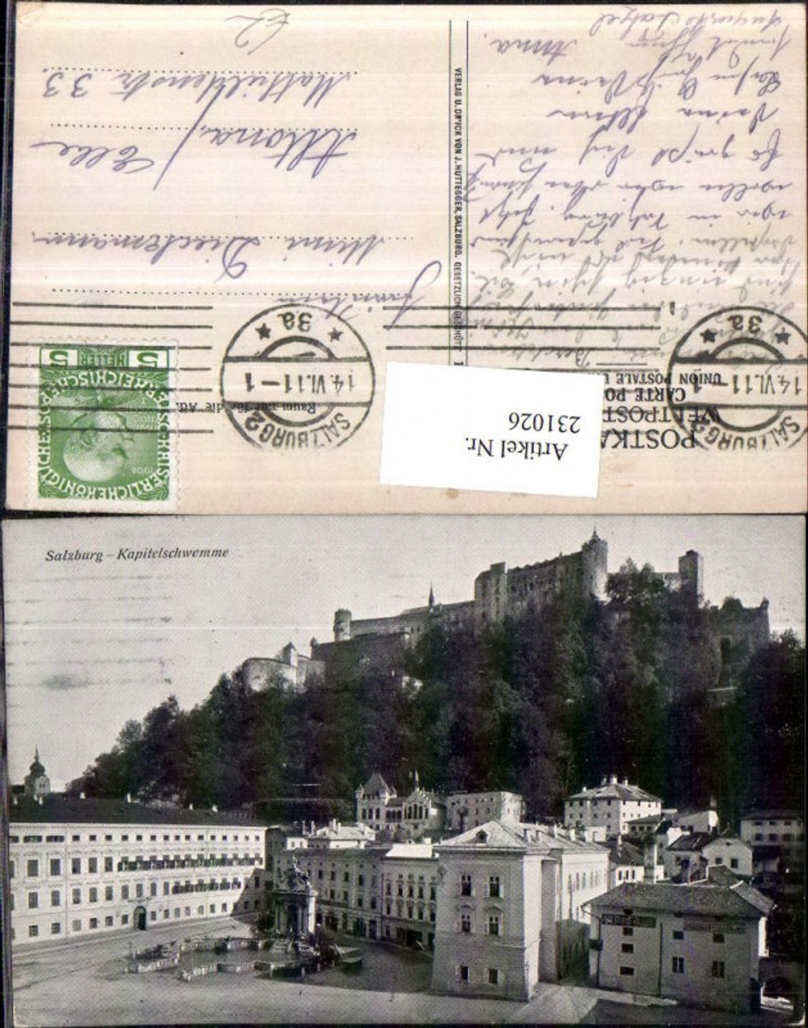 231026,Salzburg Kapitelschwemme m. Festung