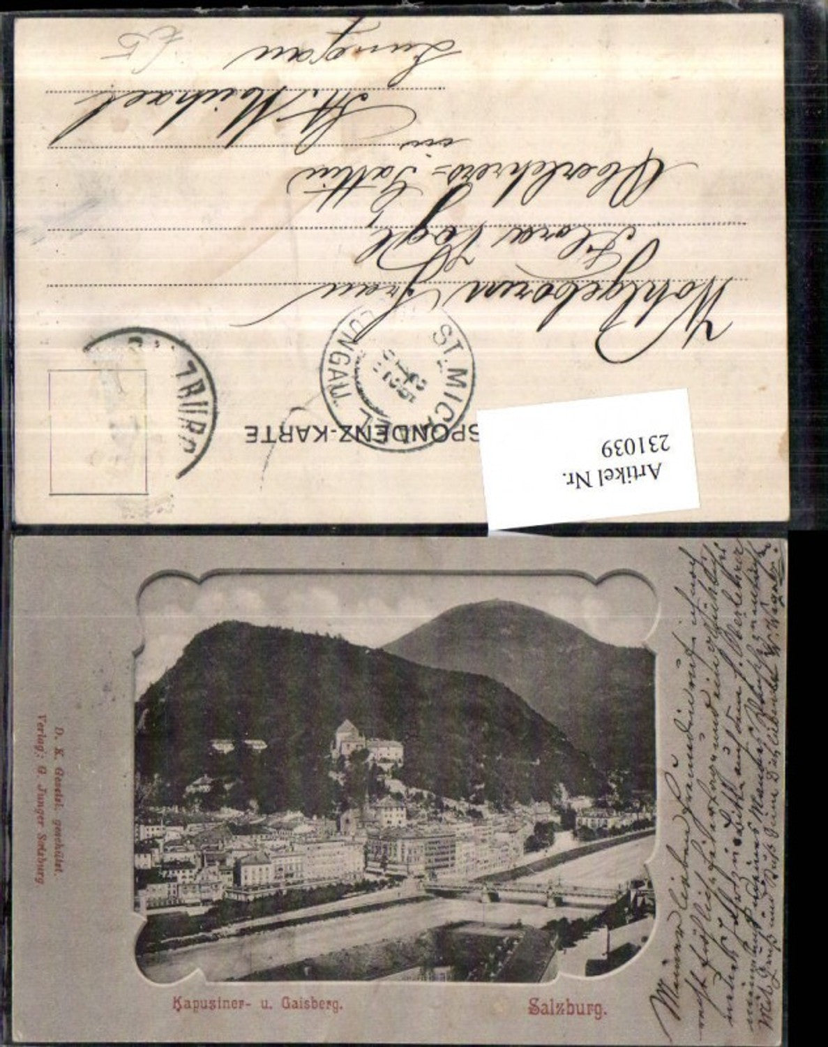 231039,Salzburg Kapuzinerberg u. Gaisberg