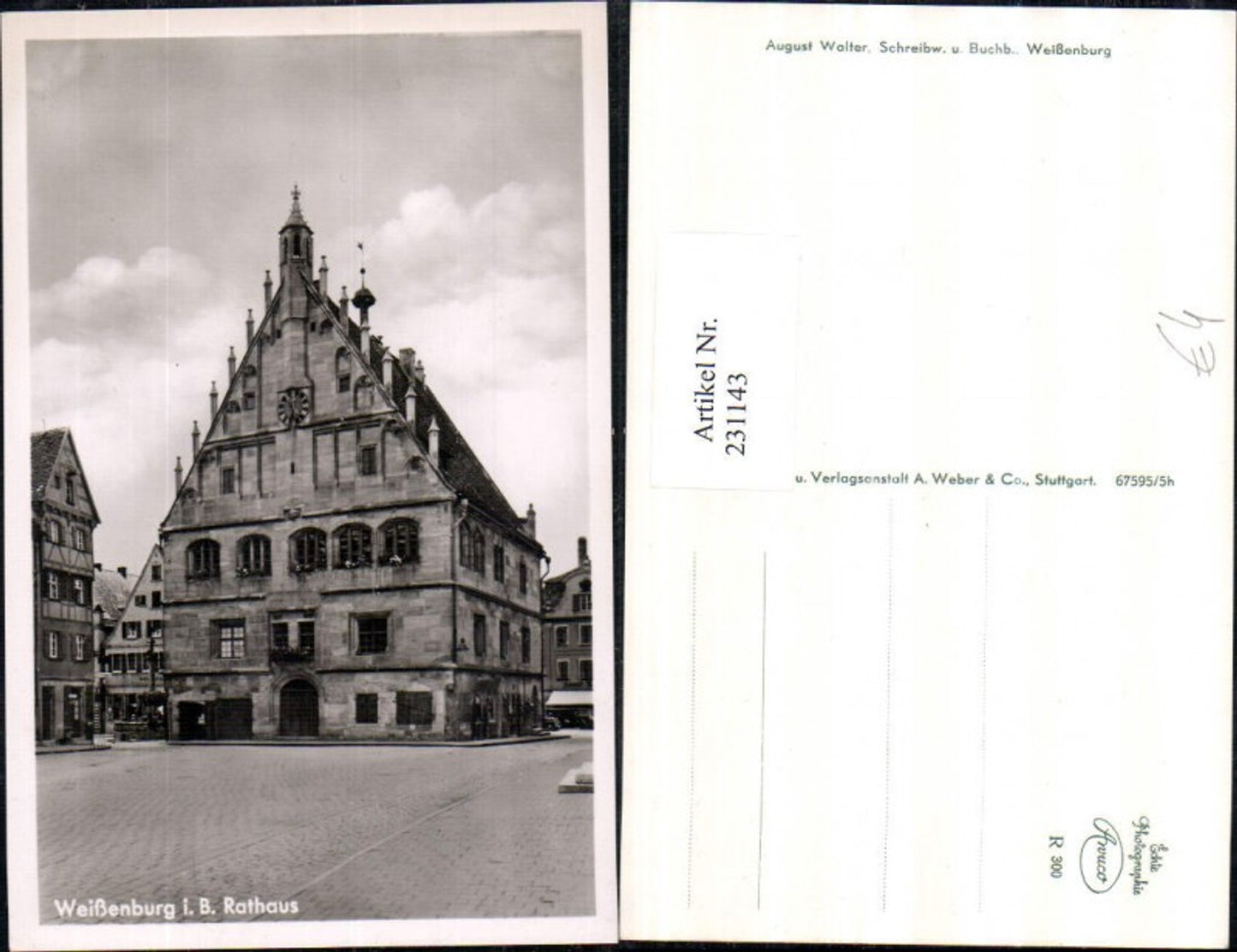 231143,Weißenburg im Bayern Rathaus