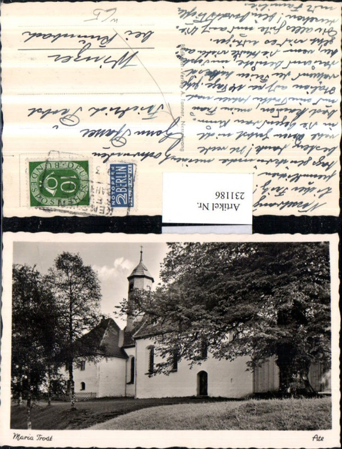 231186,Maria Trost b. Nesselwang Kirche