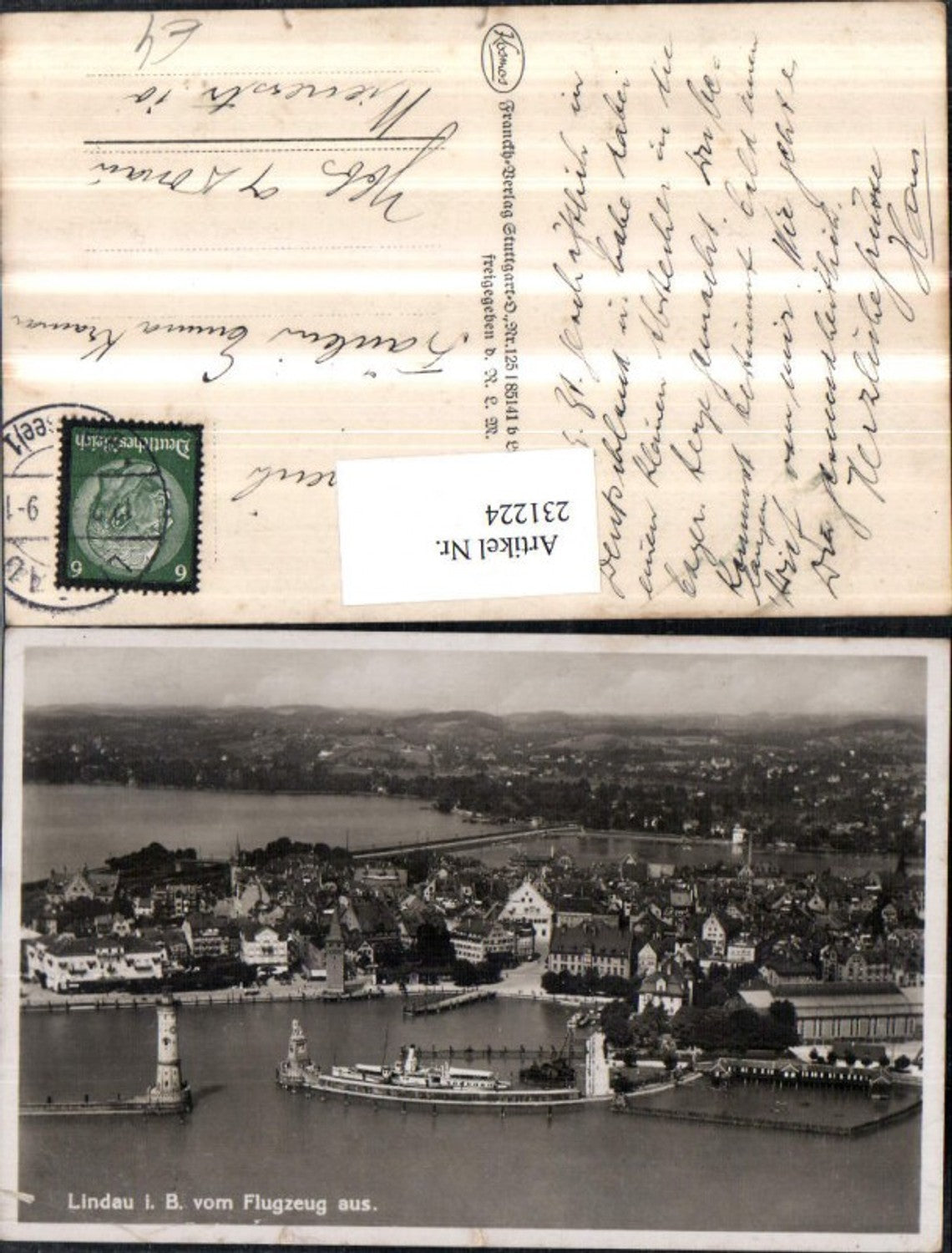 231224,Lindau im Bodensee Totale Fliegeraufnahme