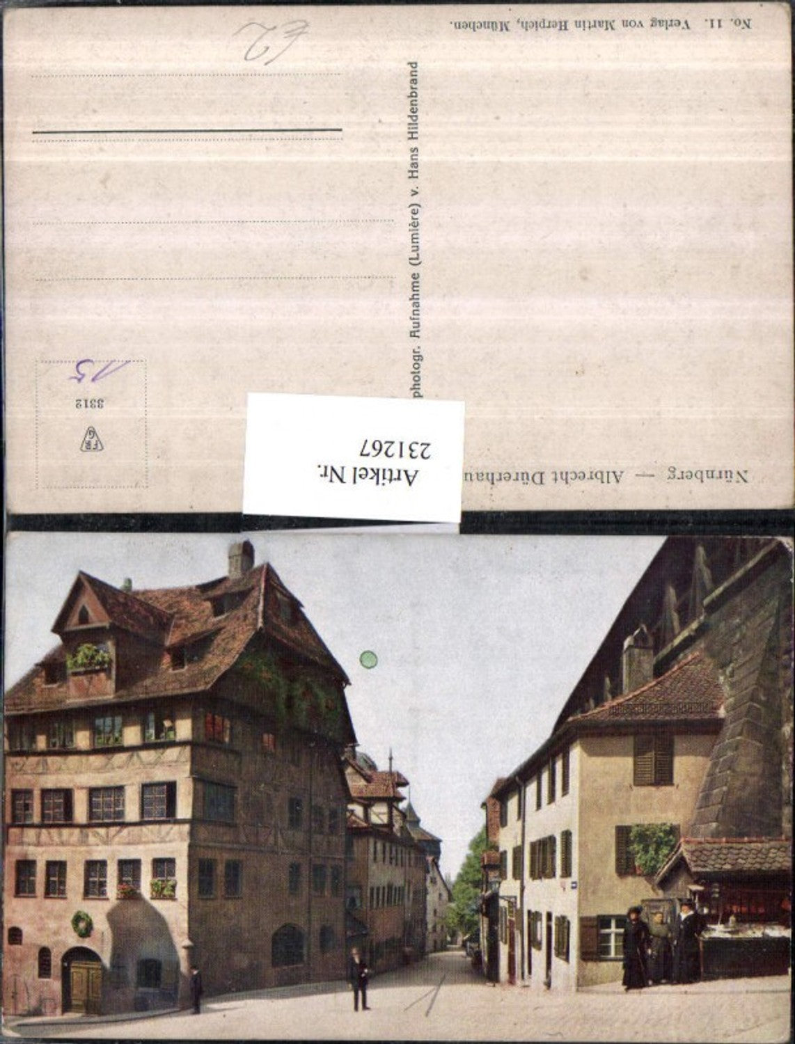231267,Nürnberg Albrecht Dürer-Haus Straßenansicht