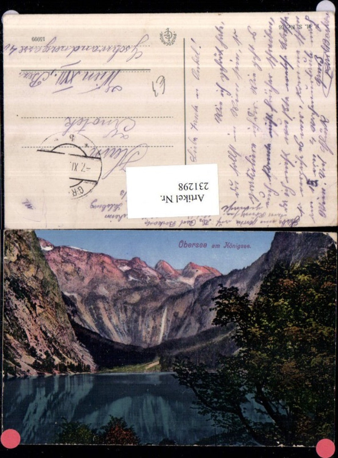 231298,Obersee am Königssee b. Schönau Bergkulisse