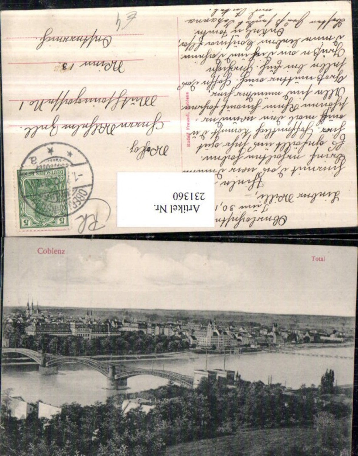 231360,Coblenz Koblenz Teilansicht Brücke