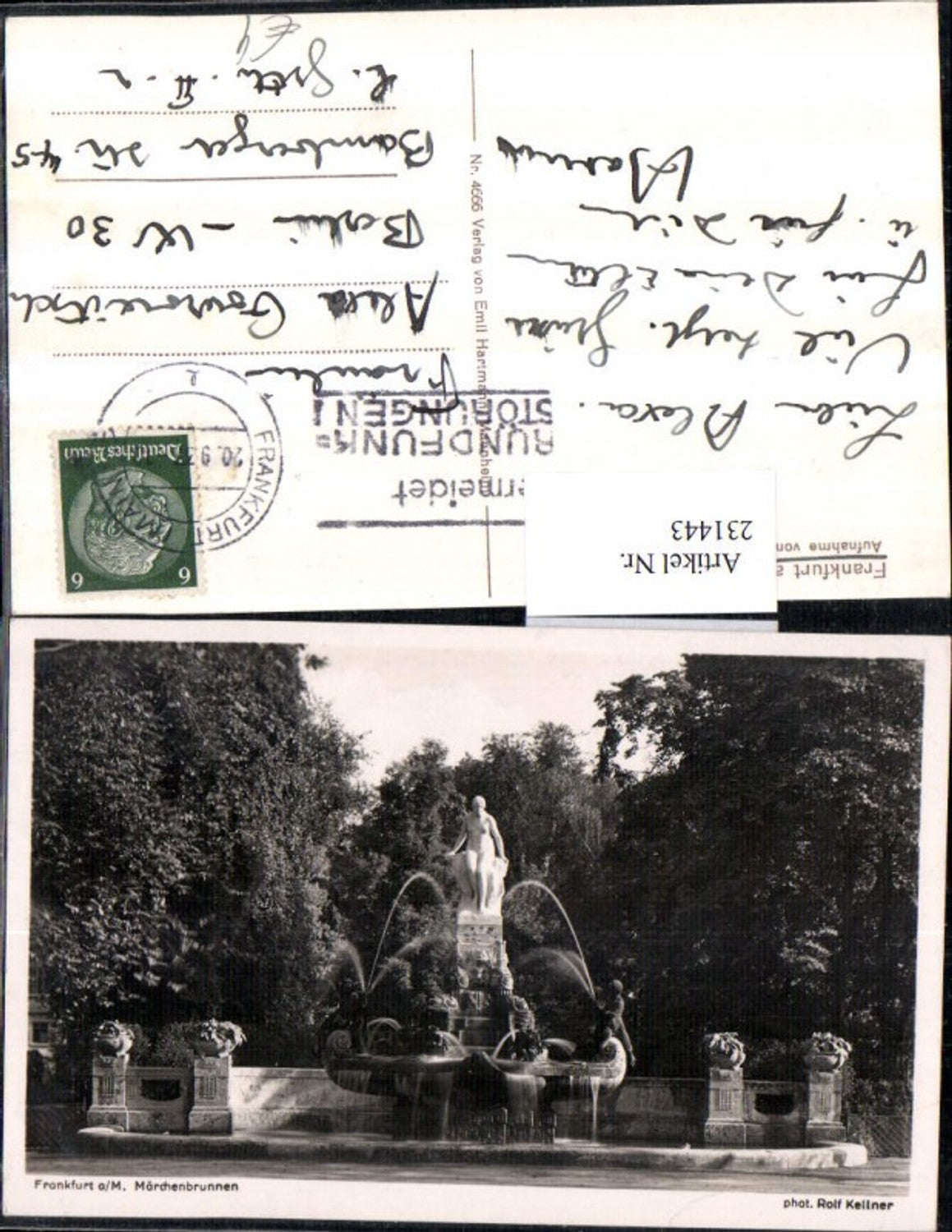 231443,Frankfurt a. Main Märchenbrunnen Brunnen