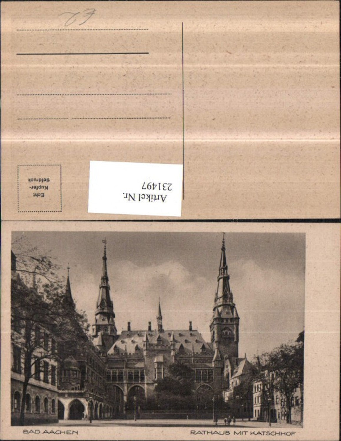 231497,Bad Aachen Rathaus m. Katschhof