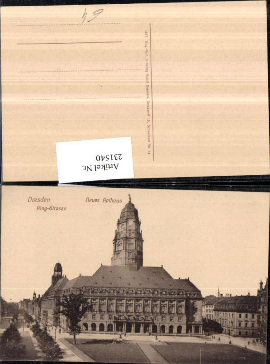 231540, Dresden Ring-Straße New Town Hall