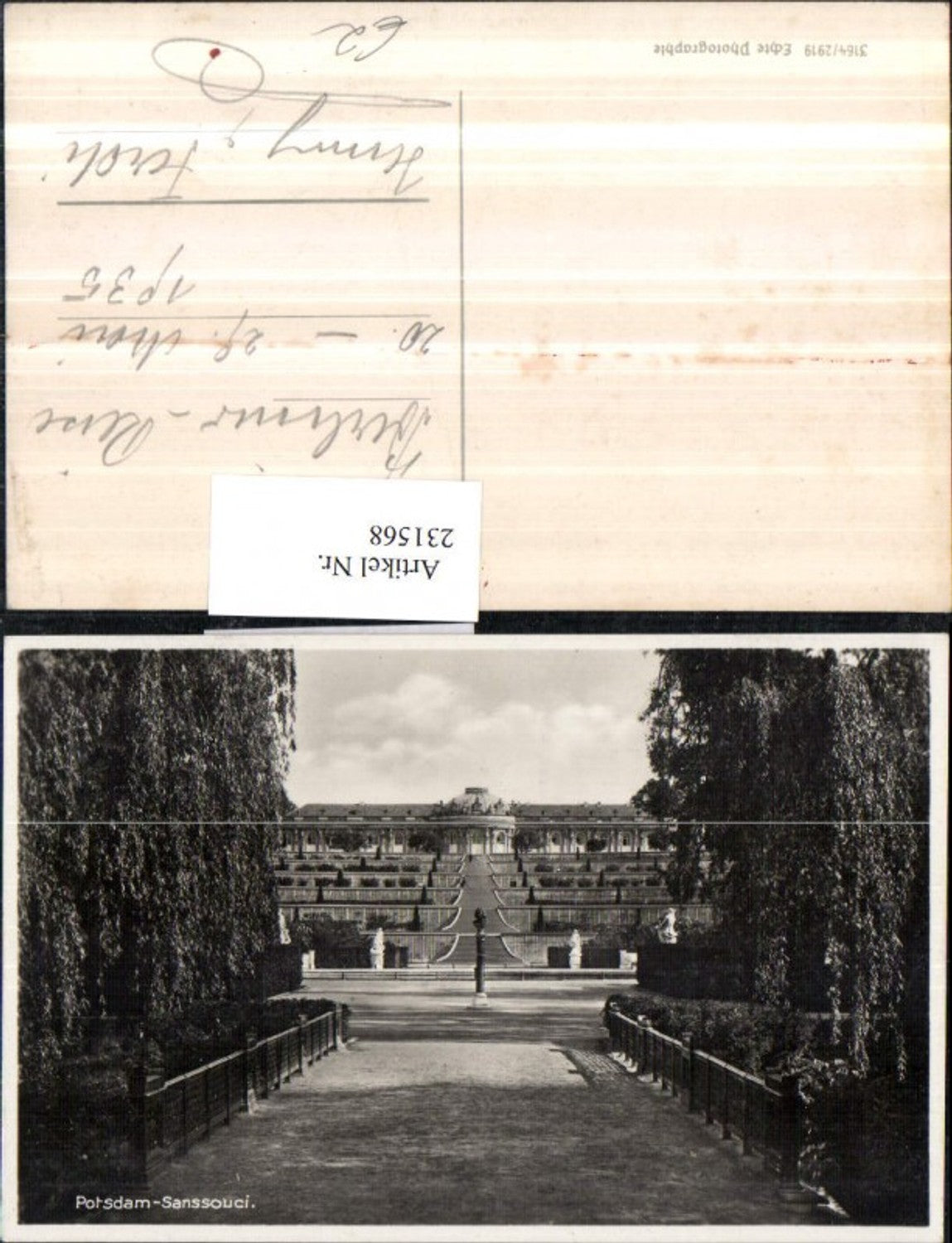 231568, Potsdam Sanssouci Palace