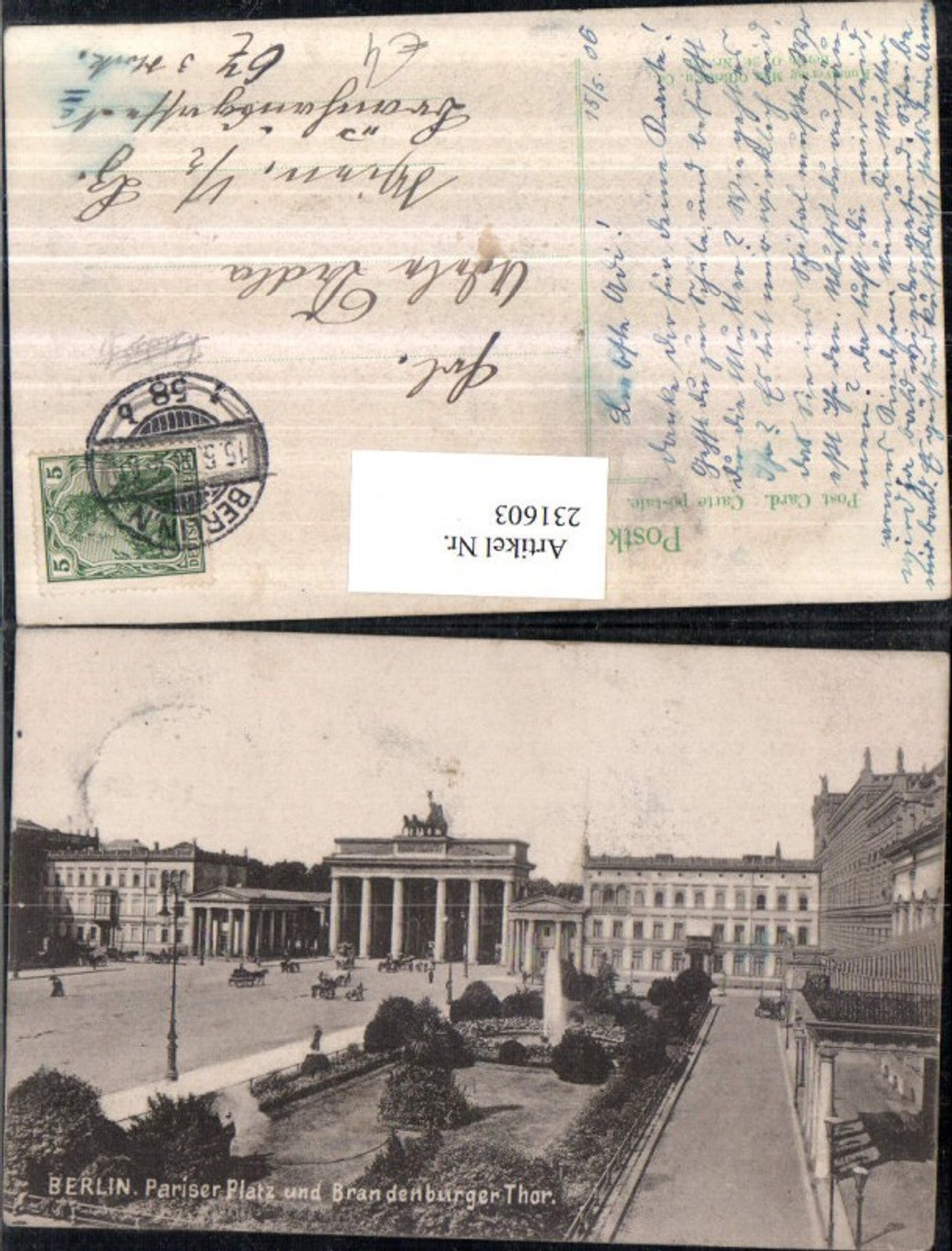 231603,Berlin Pariser Platz u. Brandenburger Tor